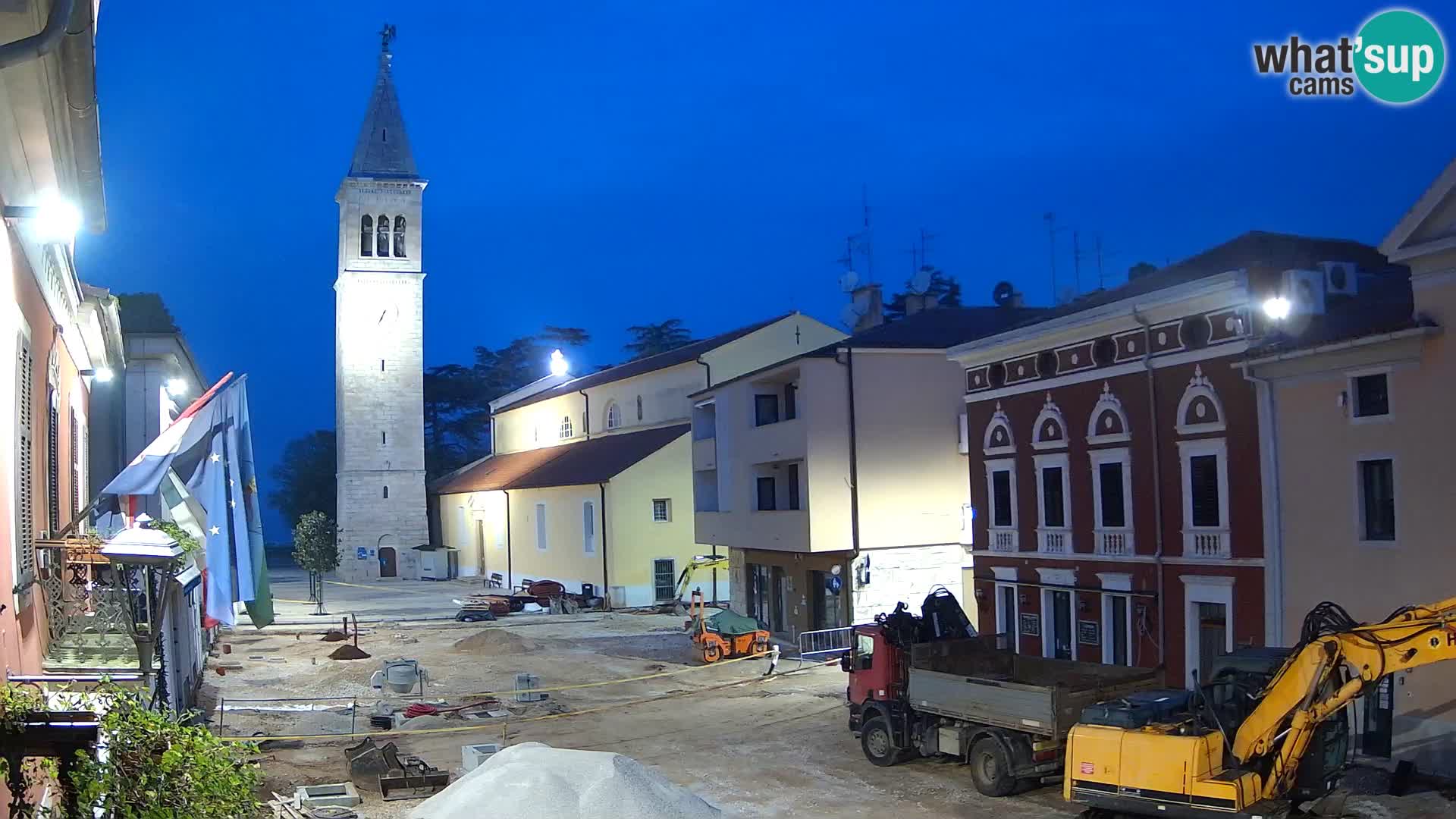 Novigrad Webcam – Veliki Trg (großen Platz) – Istrien – Kroatien