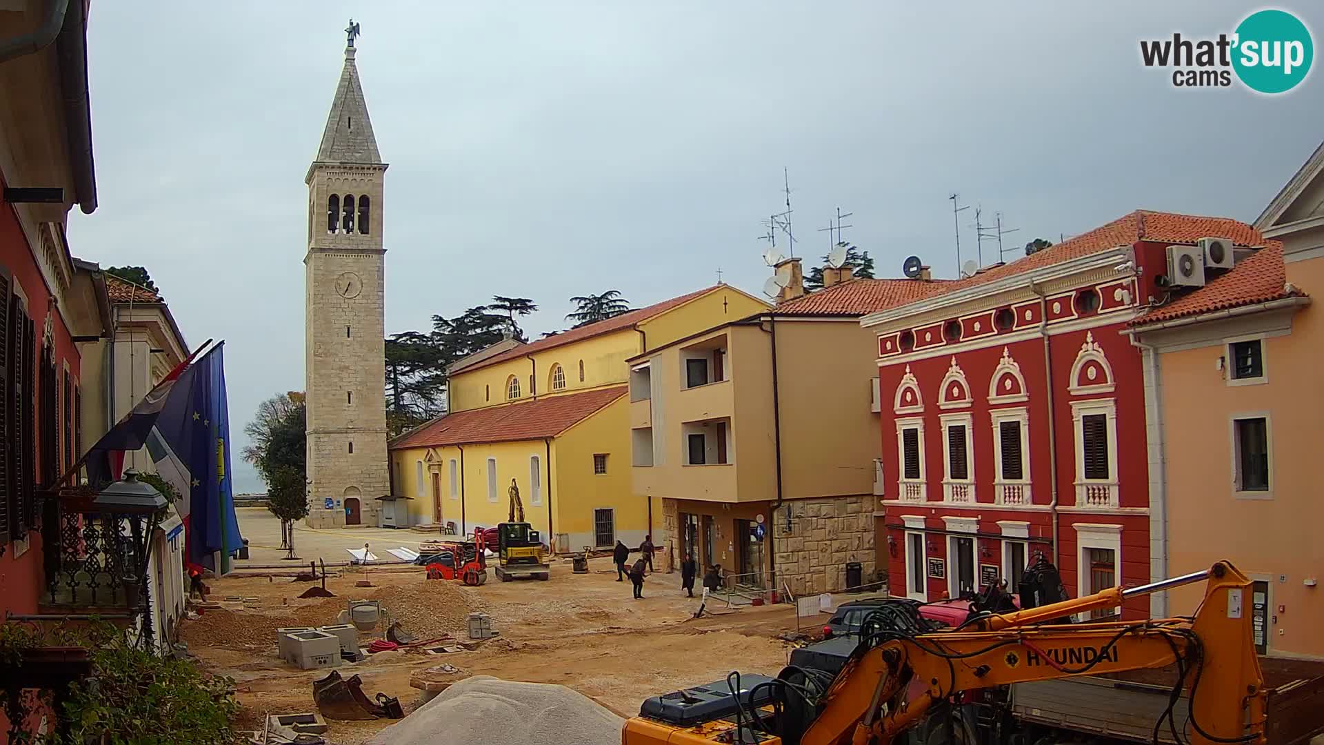 Live Webcam Novigrad – Veliki Trg (gran plaza) – Piazza Grande