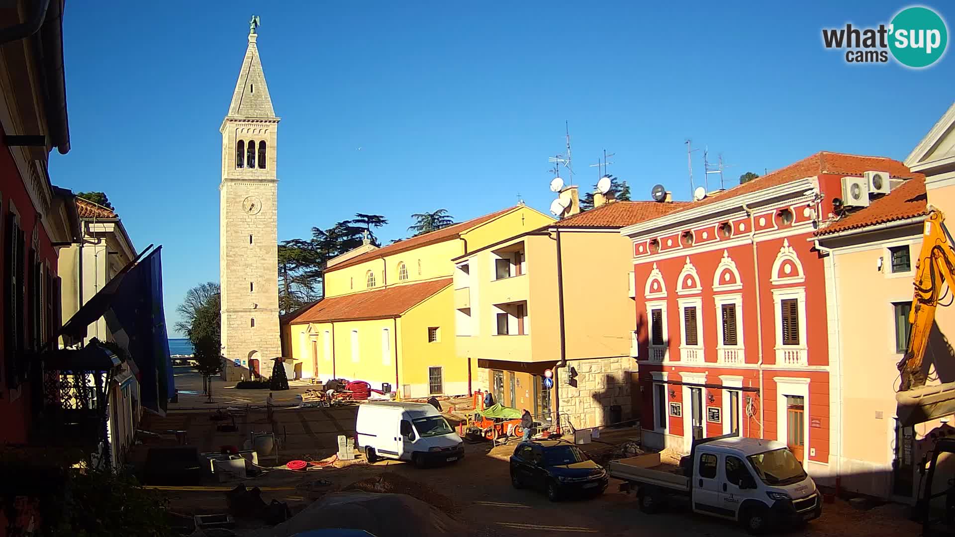 LIVE Webcam Cittanova / Novigrad – Piazza Grande – Istria