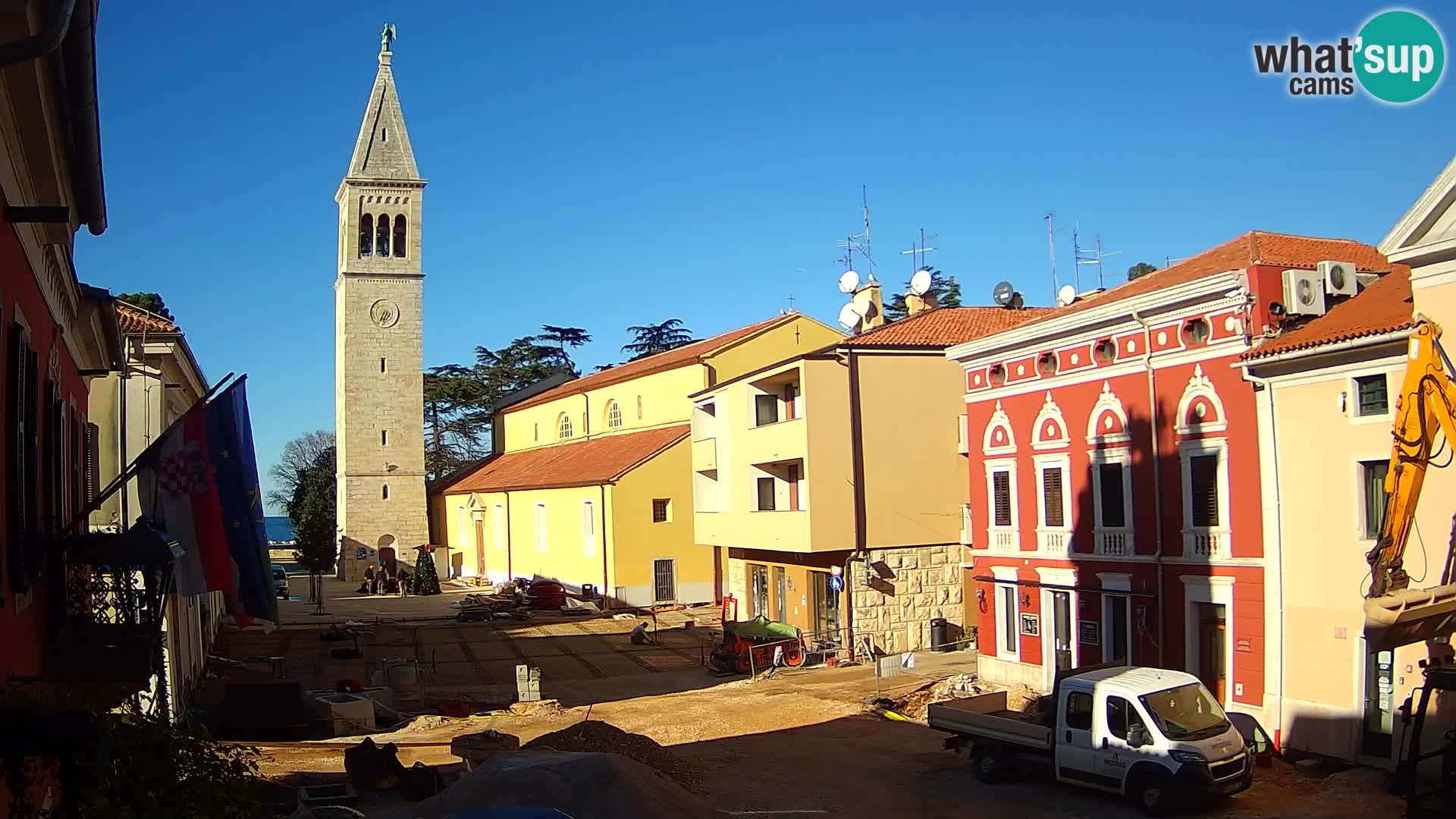 Novigrad Webcam – Veliki Trg (großen Platz) – Istrien – Kroatien