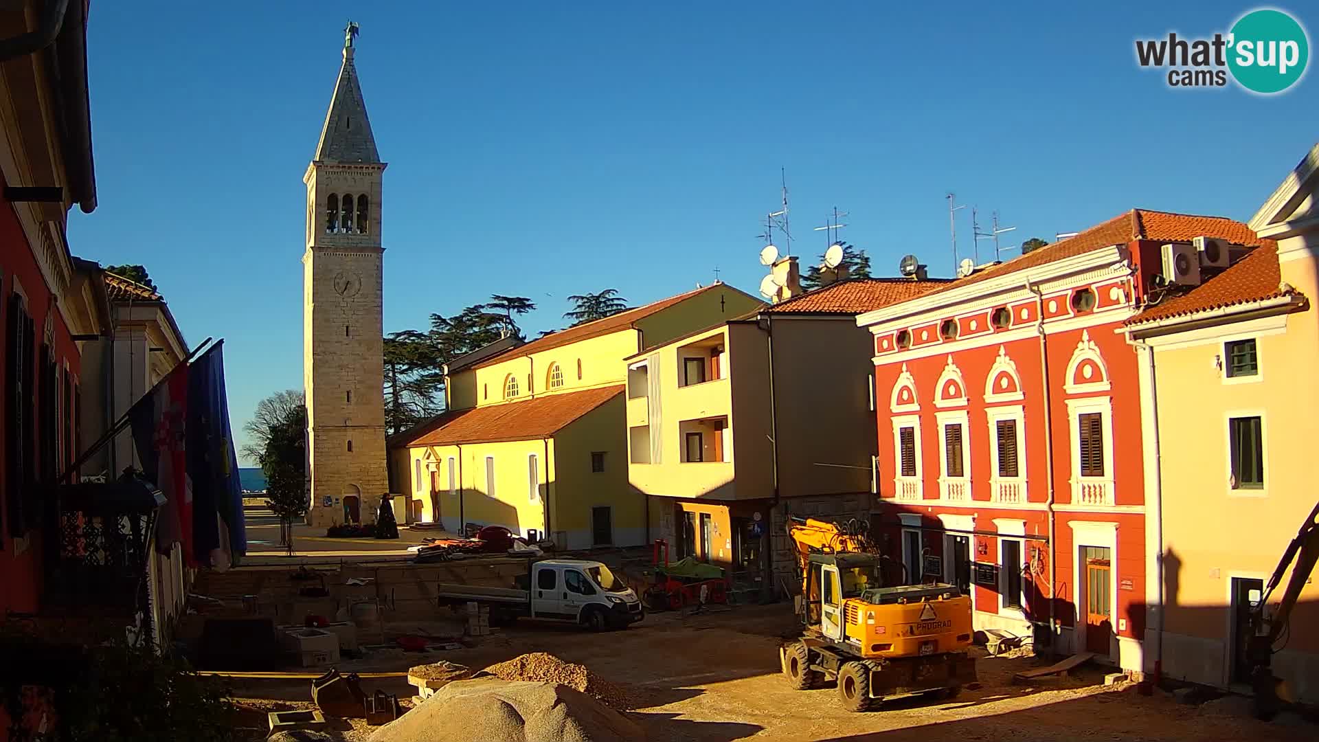 Novigrad Webcam – Veliki Trg (großen Platz) – Istrien – Kroatien