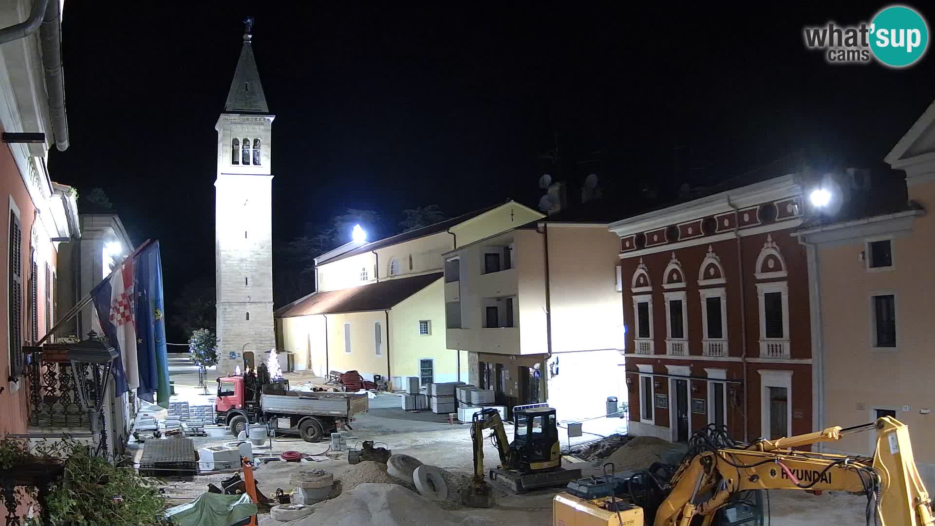 LIVE Webcam Cittanova / Novigrad – Piazza Grande – Istria