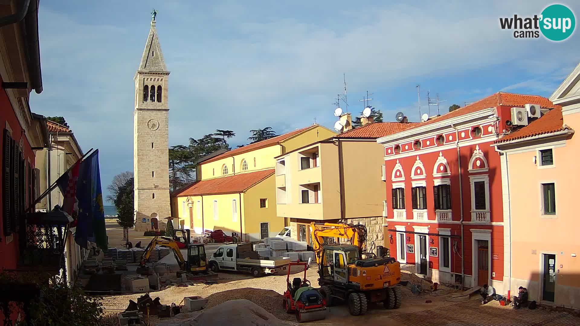 LIVE Webcam Cittanova / Novigrad – Piazza Grande – Istria