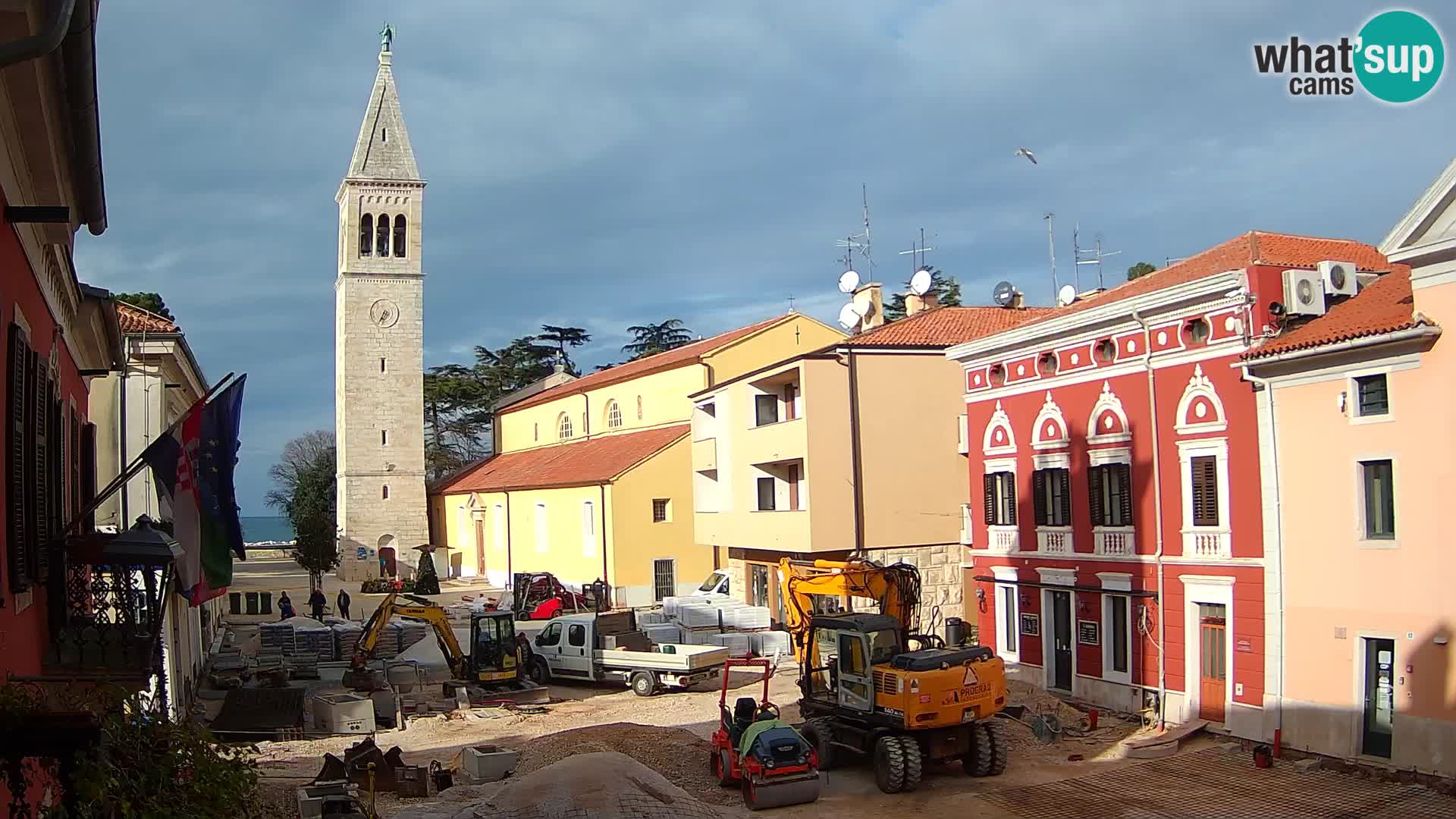 LIVE Webcam Cittanova / Novigrad – Piazza Grande – Istria