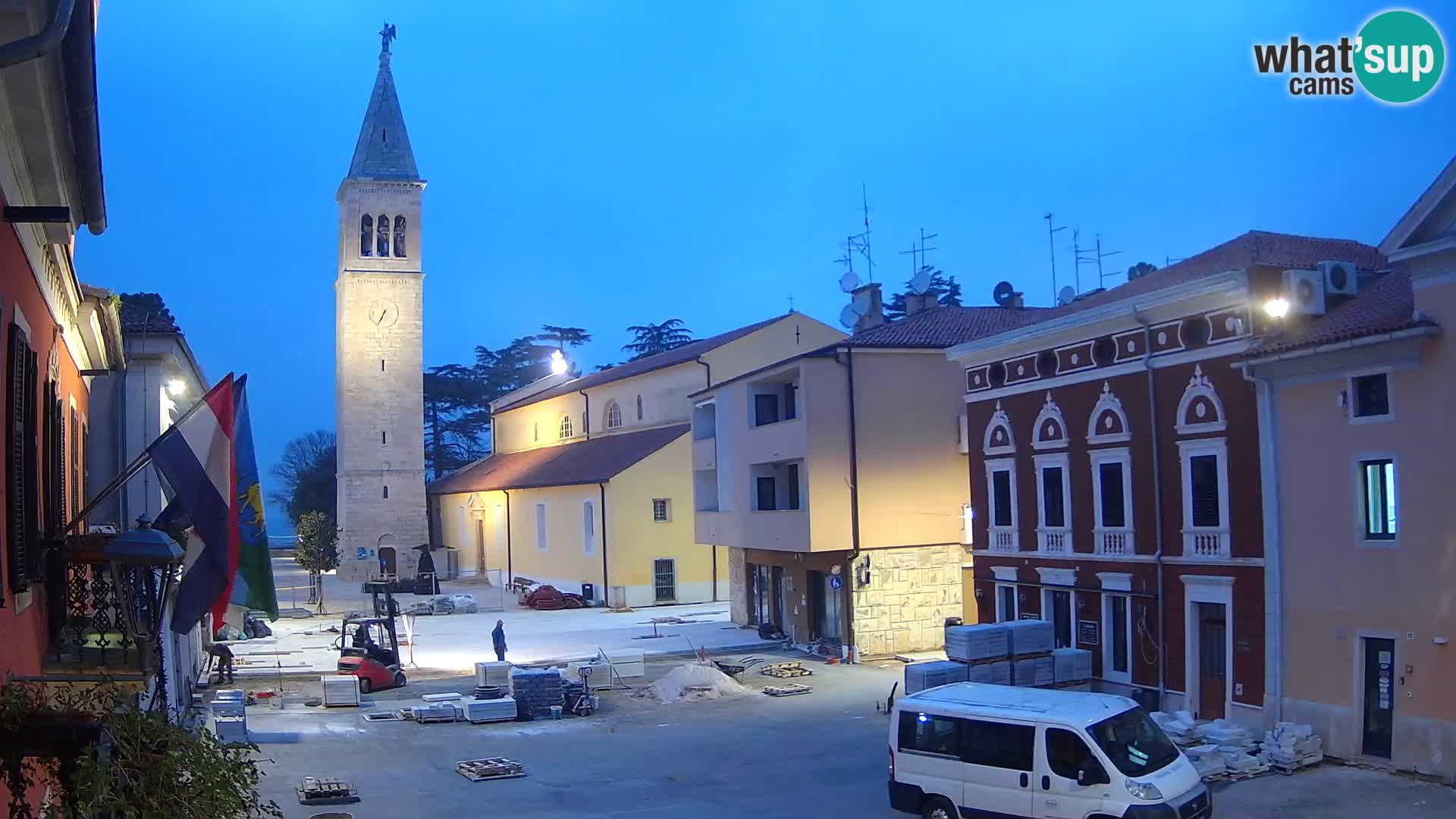 Novigrad Webcam – Veliki Trg (großen Platz) – Istrien – Kroatien