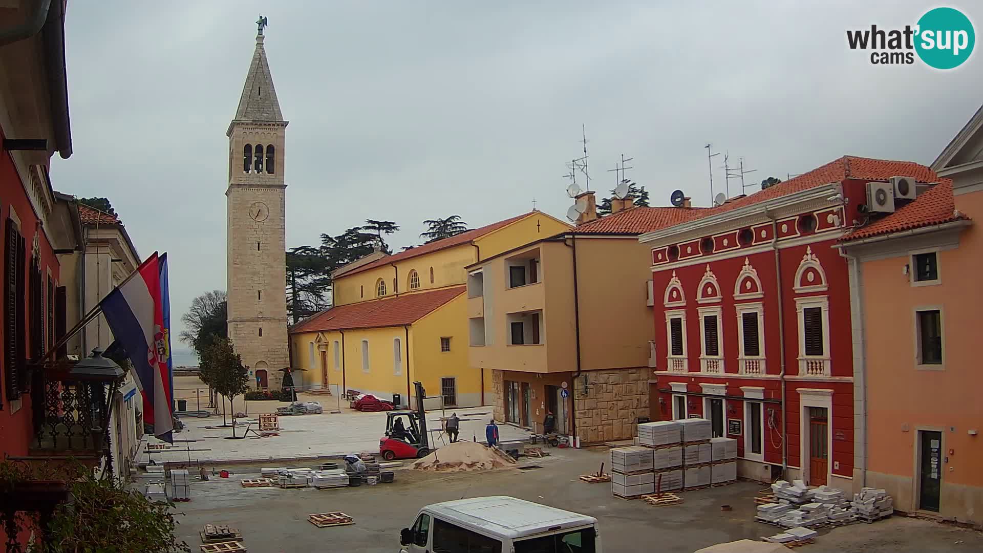 LIVE Webcam Cittanova / Novigrad – Piazza Grande – Istria