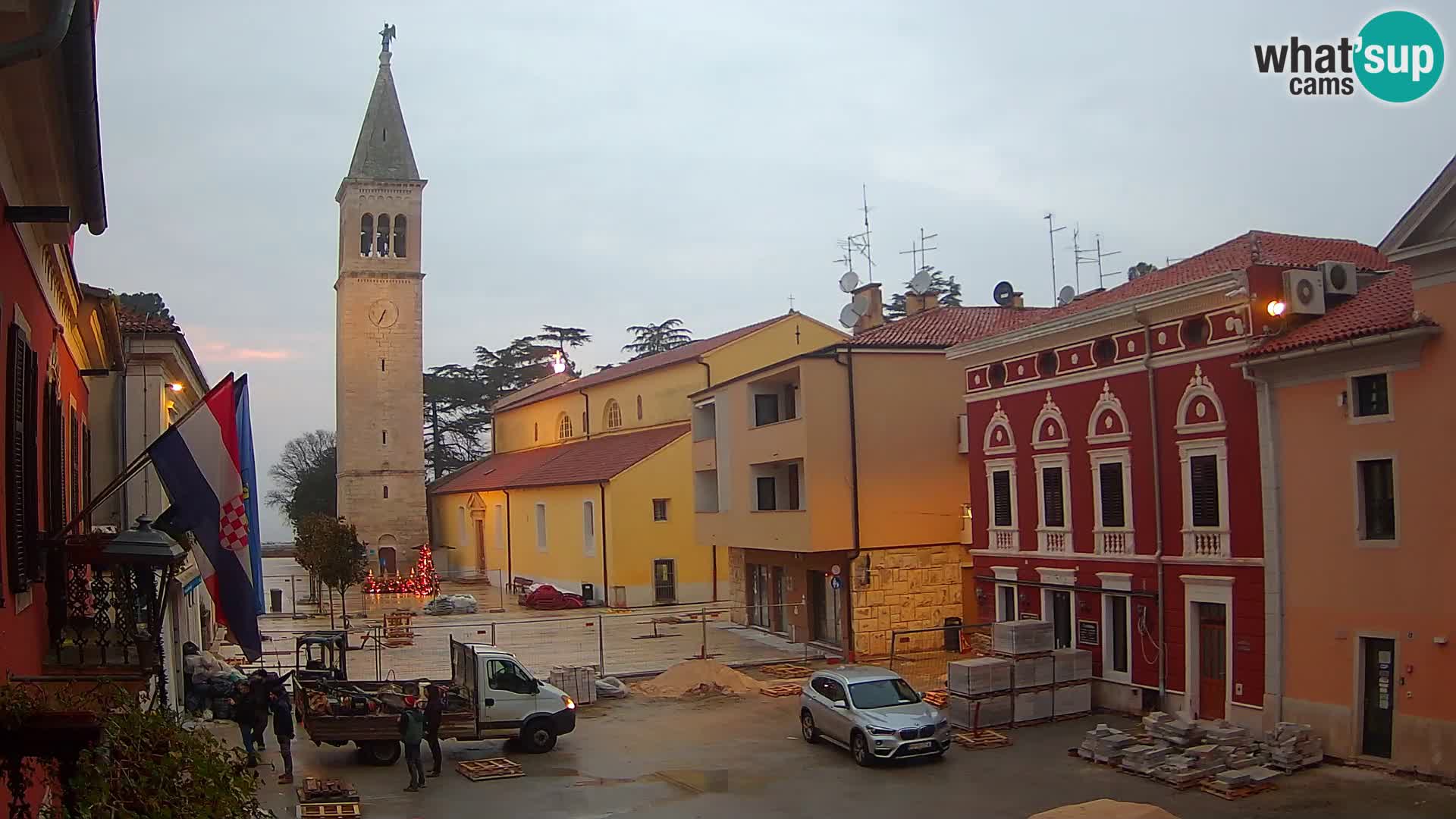 LIVE Webcam Cittanova / Novigrad – Piazza Grande – Istria