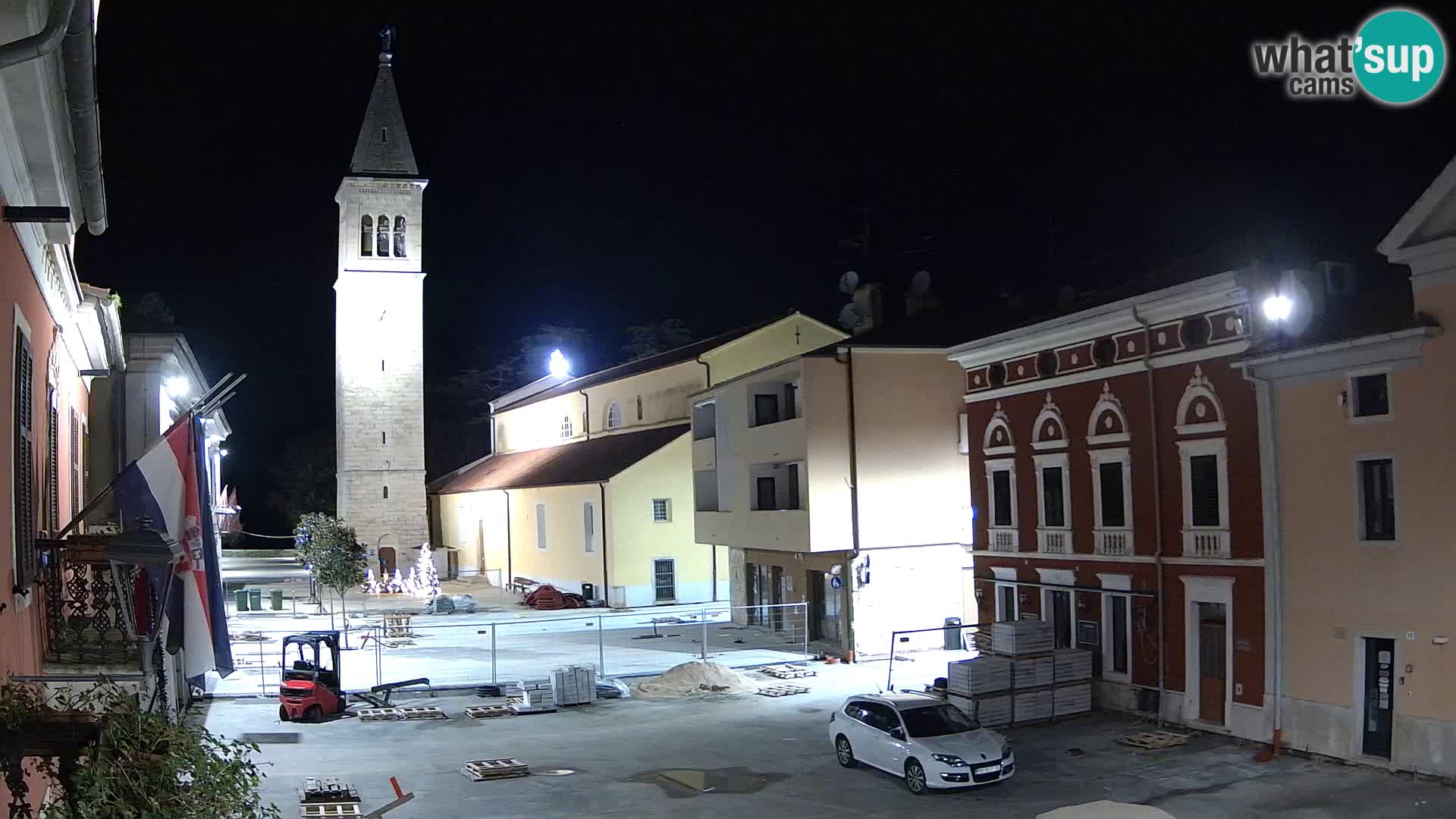 Live webcam Novigrad – Veliki Trg (big square) – Istria – Croatien