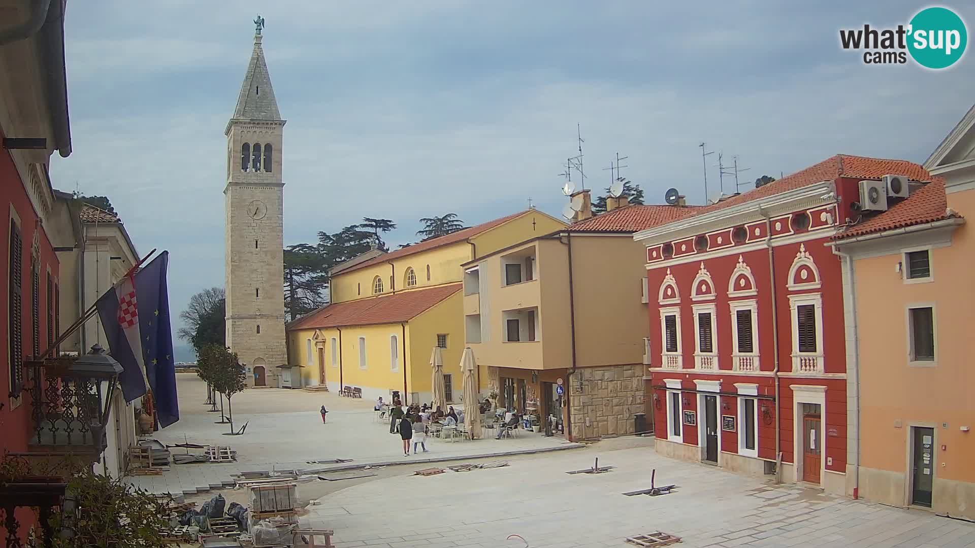 LIVE Webcam Cittanova / Novigrad – Piazza Grande – Istria