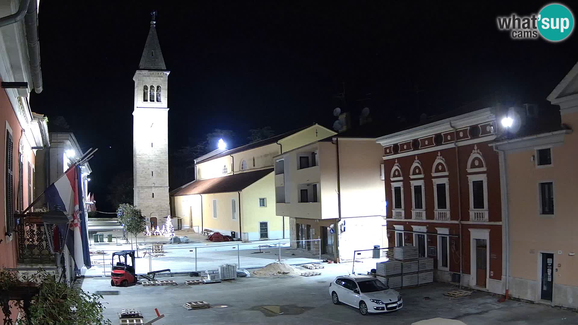 Live webcam Novigrad – Veliki Trg (big square) – Istria – Croatien