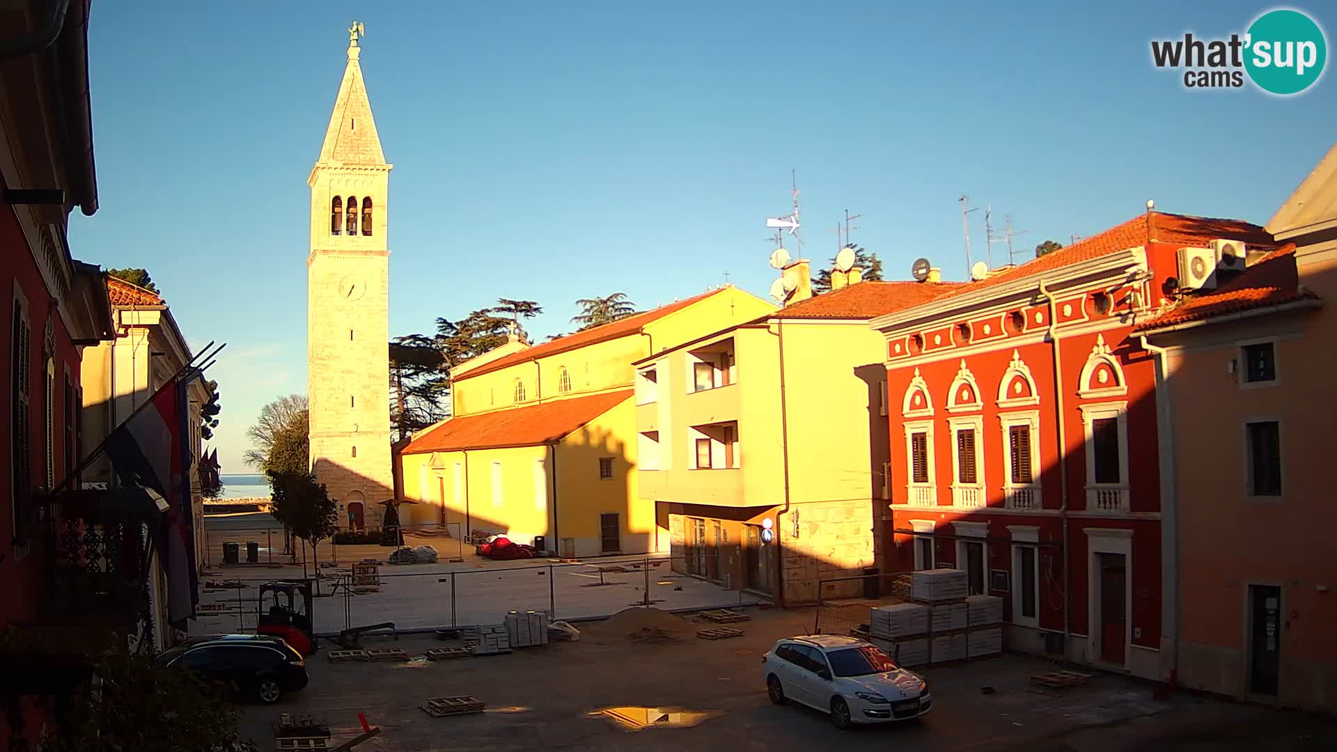 LIVE Webcam Cittanova / Novigrad – Piazza Grande – Istria