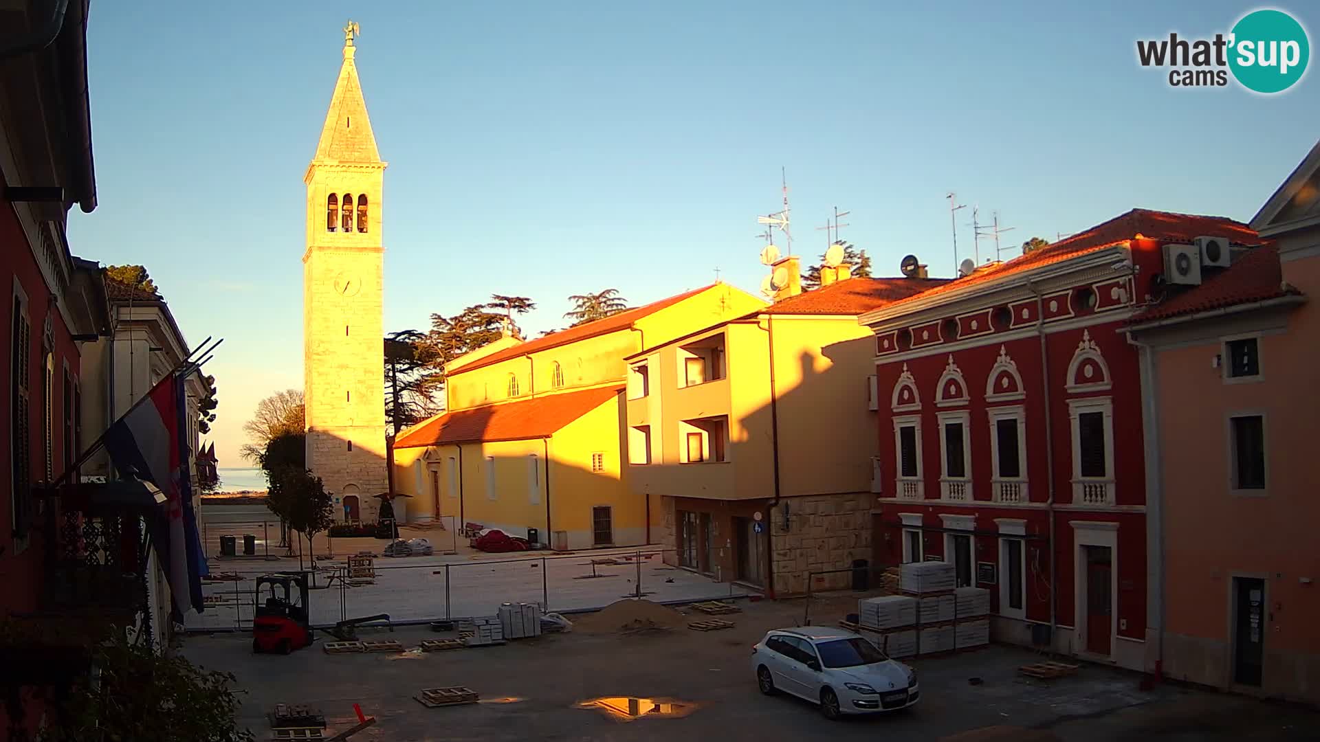 Live webcam Novigrad – Veliki Trg (big square) – Istria – Croatien