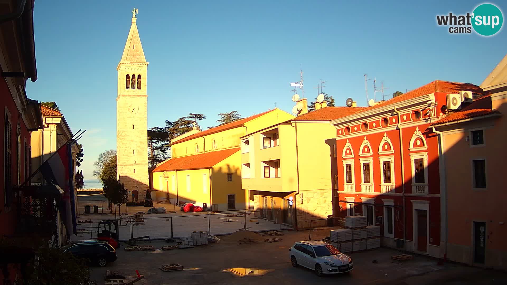 Live webcam Novigrad – Veliki Trg (big square) – Istria – Croatien