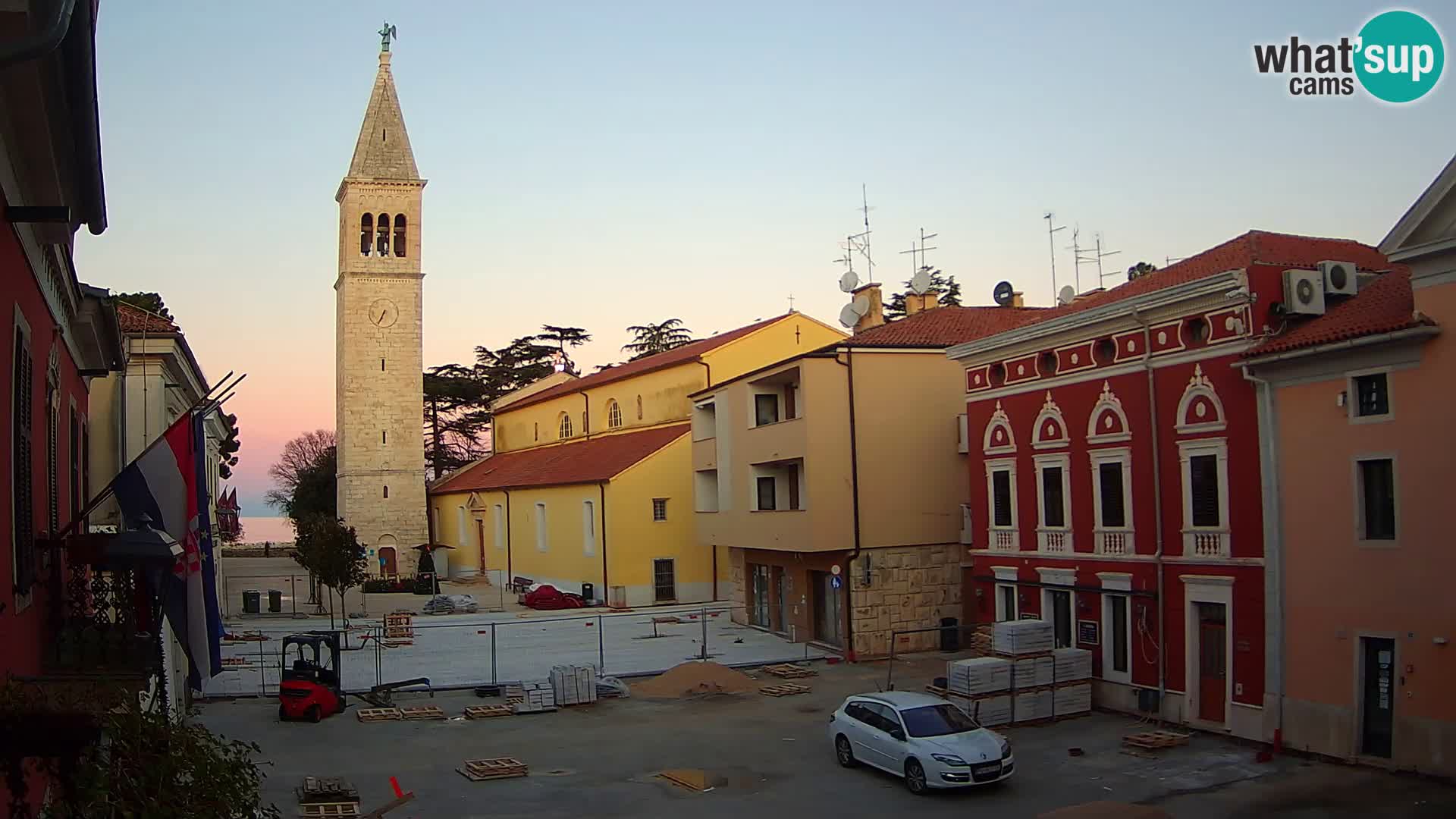 Live webcam Novigrad – Veliki Trg (big square) – Istria – Croatien