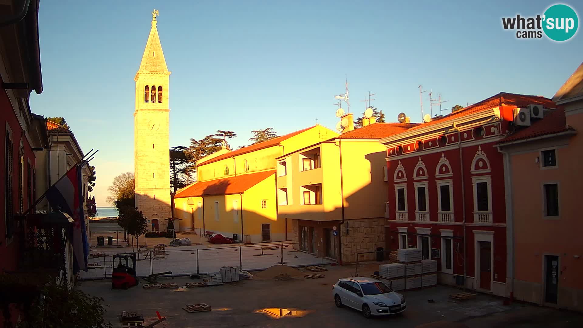 Live webcam Novigrad – Veliki Trg (big square) – Istria – Croatien