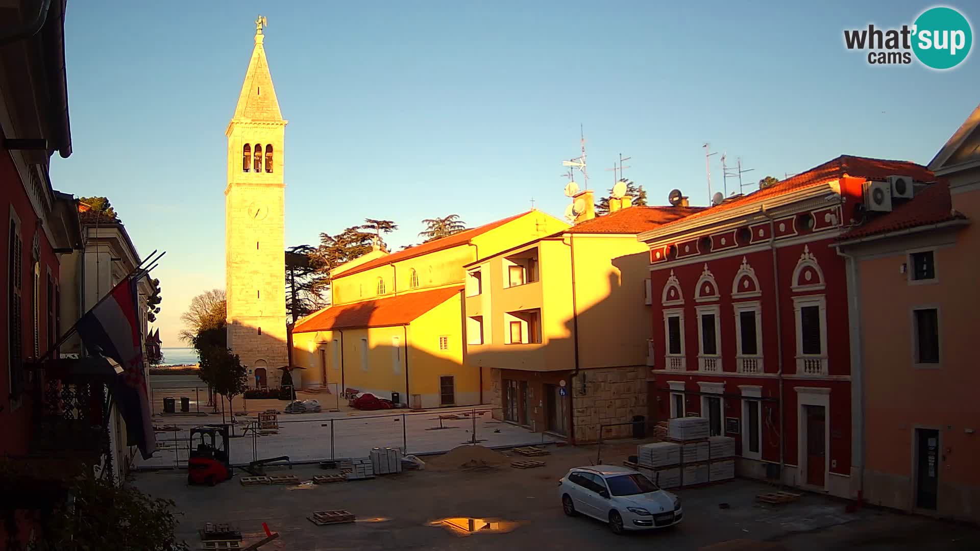 Live webcam Novigrad – Veliki Trg (big square) – Istria – Croatien