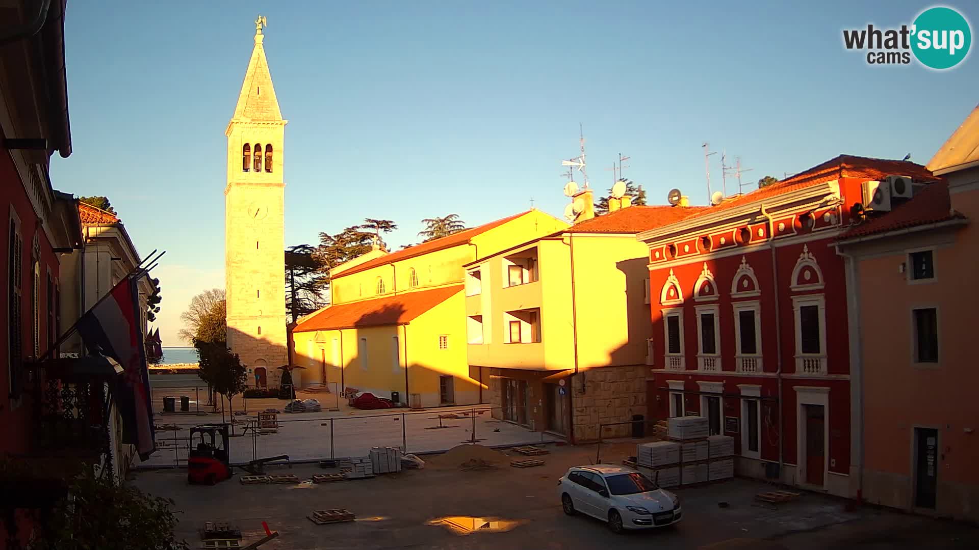 LIVE Webcam Cittanova / Novigrad – Piazza Grande – Istria