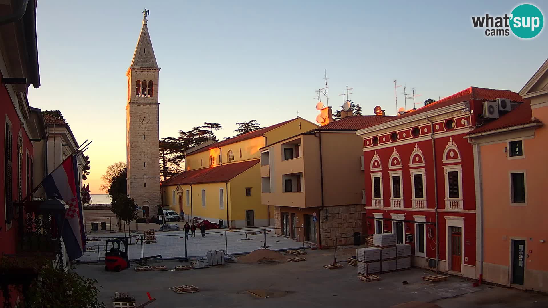 LIVE Webcam Cittanova / Novigrad – Piazza Grande – Istria