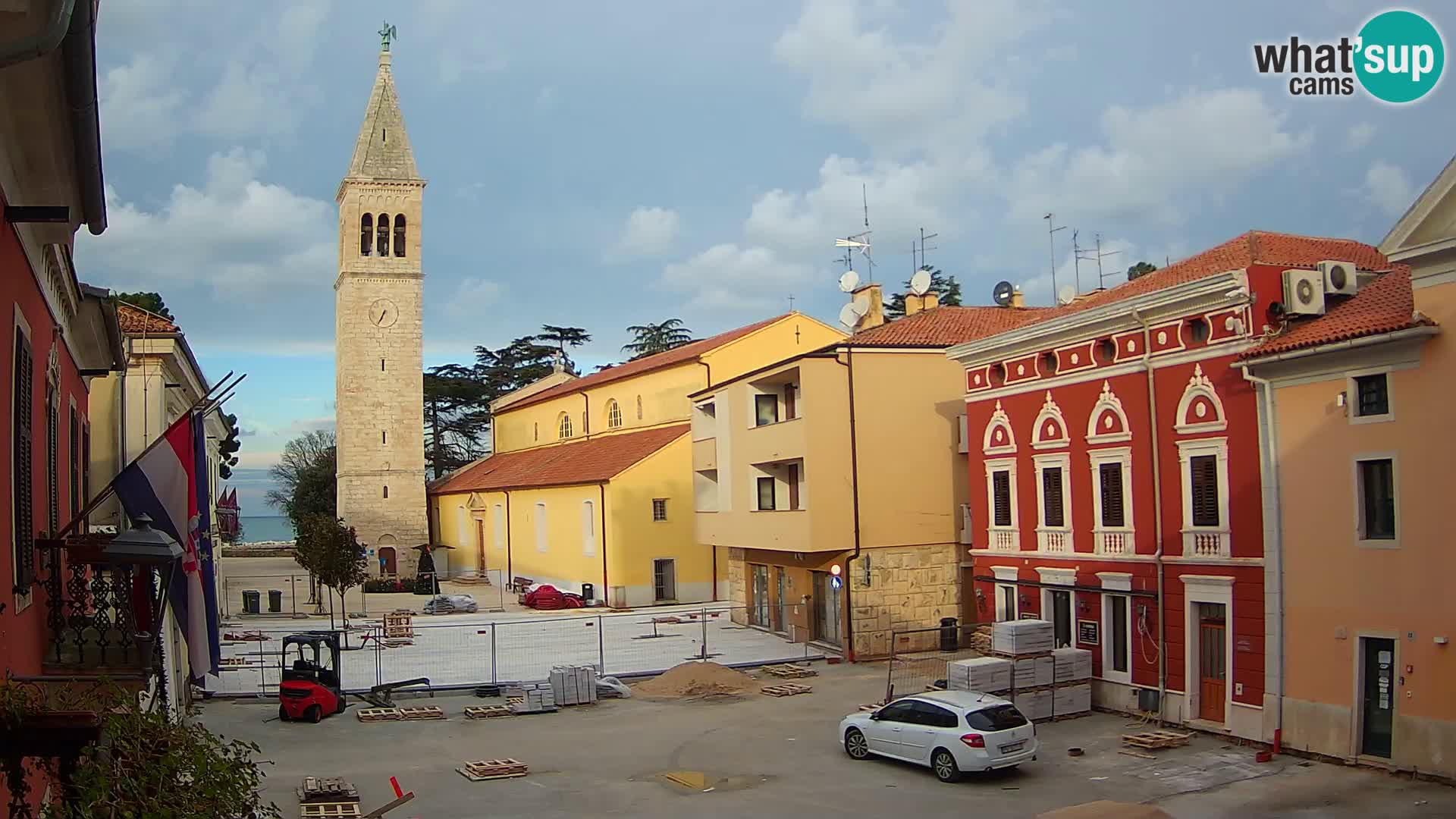 LIVE Webcam Cittanova / Novigrad – Piazza Grande – Istria