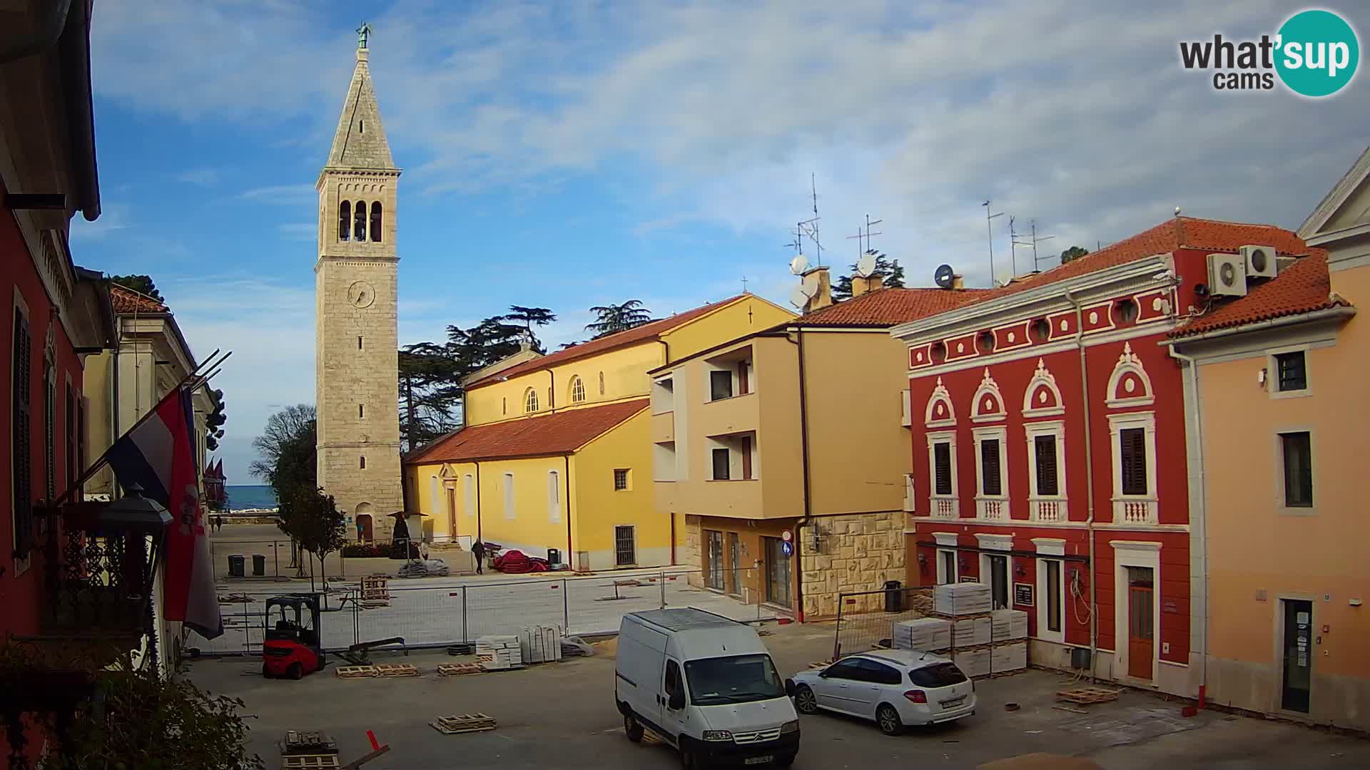 Live Webcam Novigrad – Veliki Trg (gran plaza) – Piazza Grande