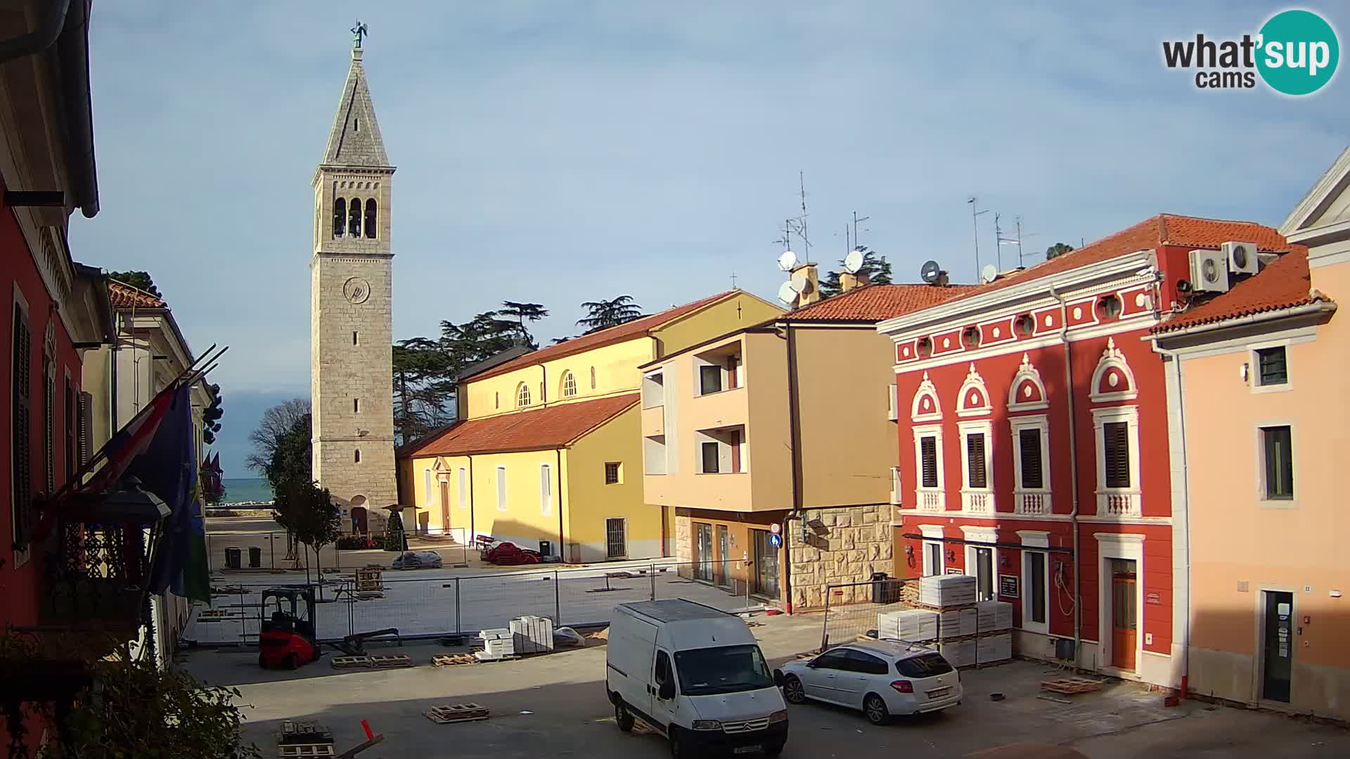 Novigrad Webcam – Veliki Trg (großen Platz) – Istrien – Kroatien