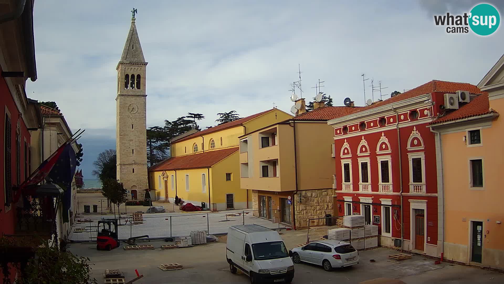 Live Webcam Novigrad – Veliki Trg (gran plaza) – Piazza Grande