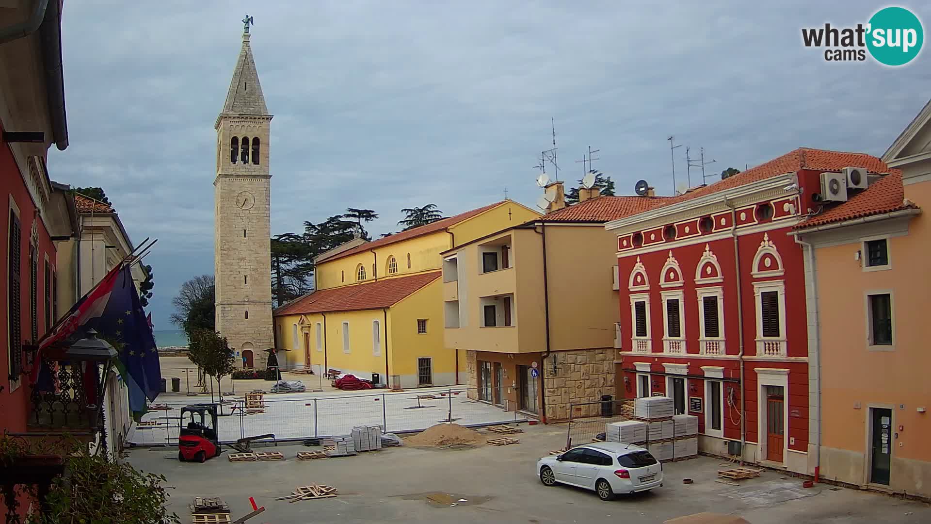 Live webcam Novigrad – Veliki Trg (grande place) – Piazza Grande