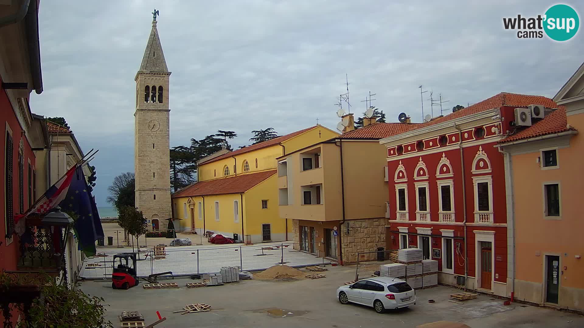 Live webcam Novigrad – Veliki Trg (grande place) – Piazza Grande