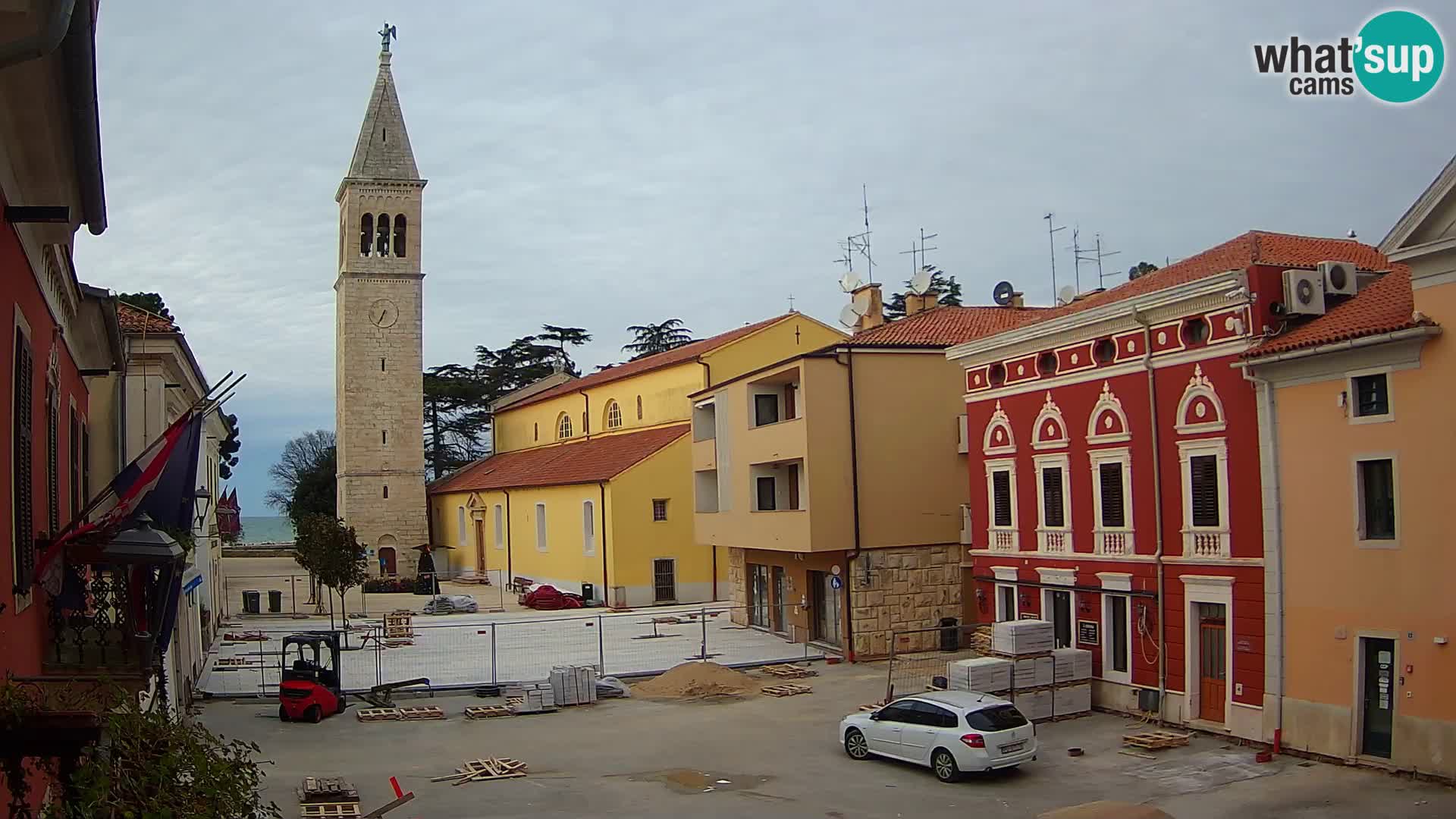 Live Webcam Novigrad – Veliki Trg (gran plaza) – Piazza Grande