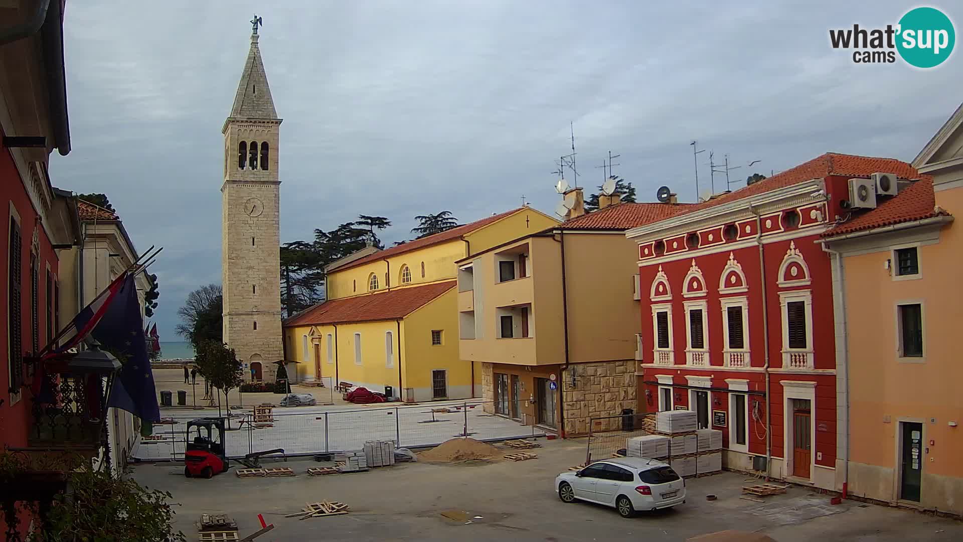 Novigrad Webcam – Veliki Trg (großen Platz) – Istrien – Kroatien