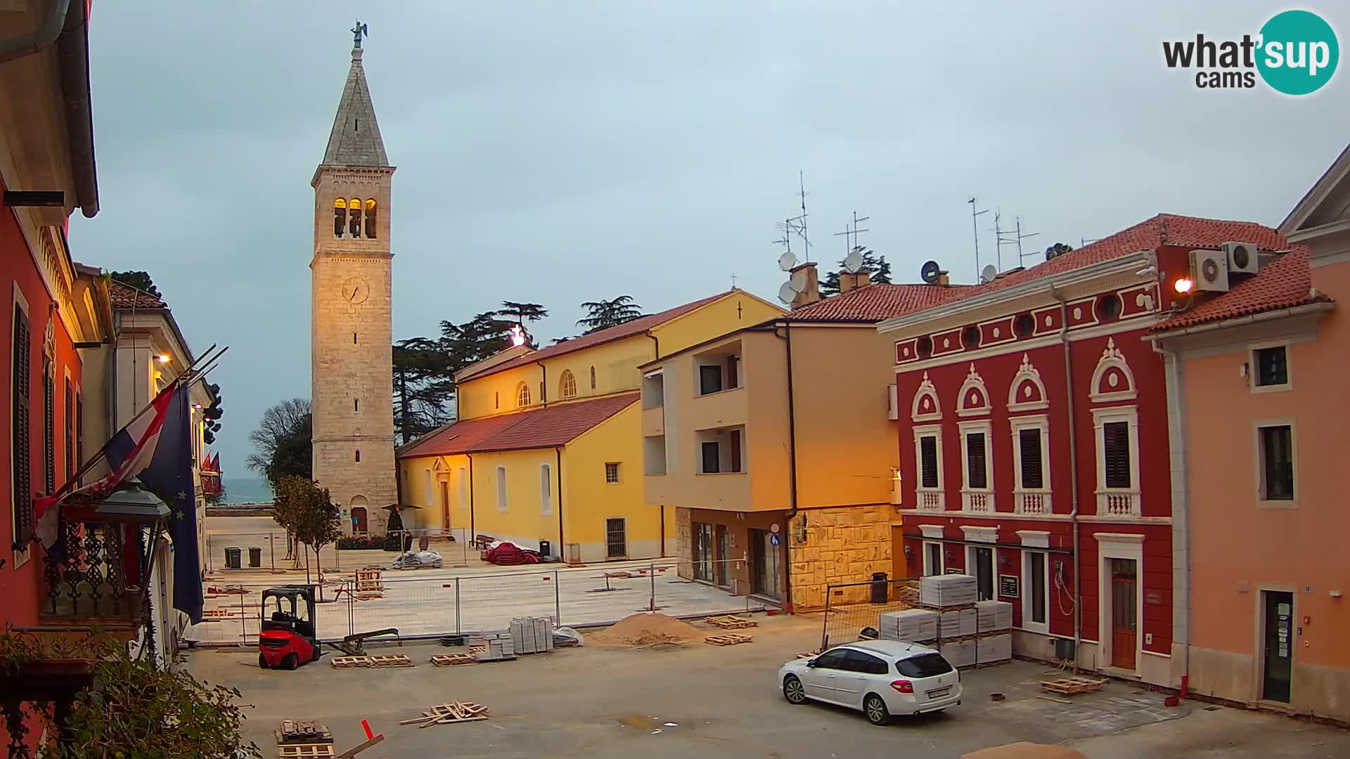 Live Webcam Novigrad – Veliki Trg (gran plaza) – Piazza Grande