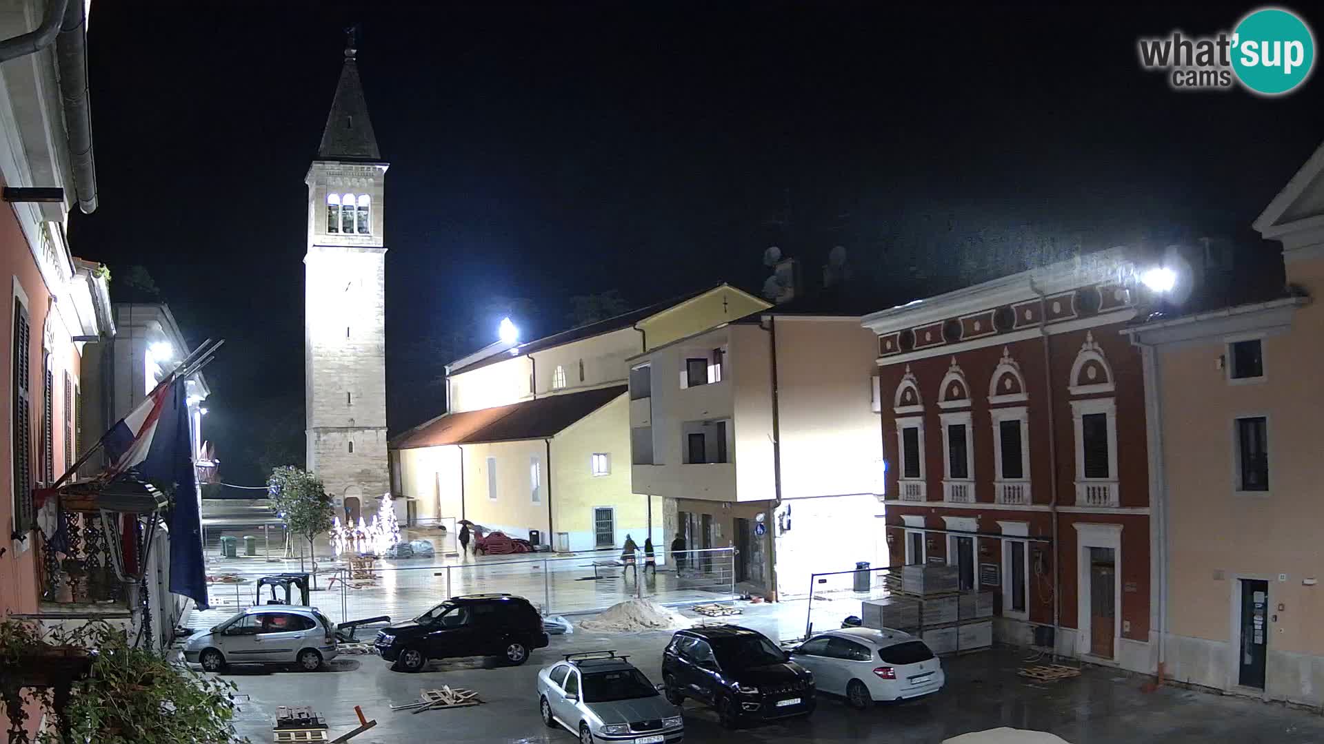 Live webcam Novigrad – Veliki Trg (grande place) – Piazza Grande