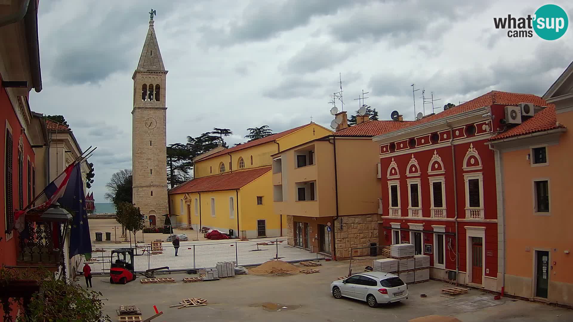 LIVE Webcam Cittanova / Novigrad – Piazza Grande – Istria