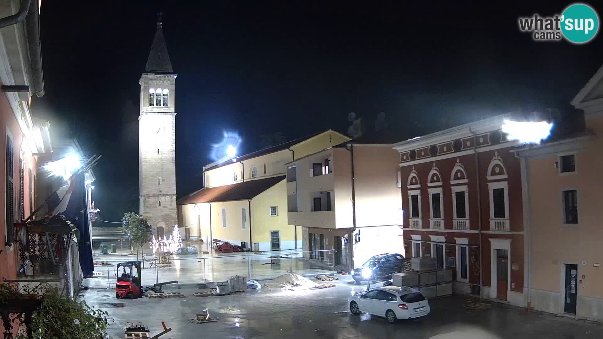 Live webcam Novigrad – Veliki Trg (grande place) – Piazza Grande