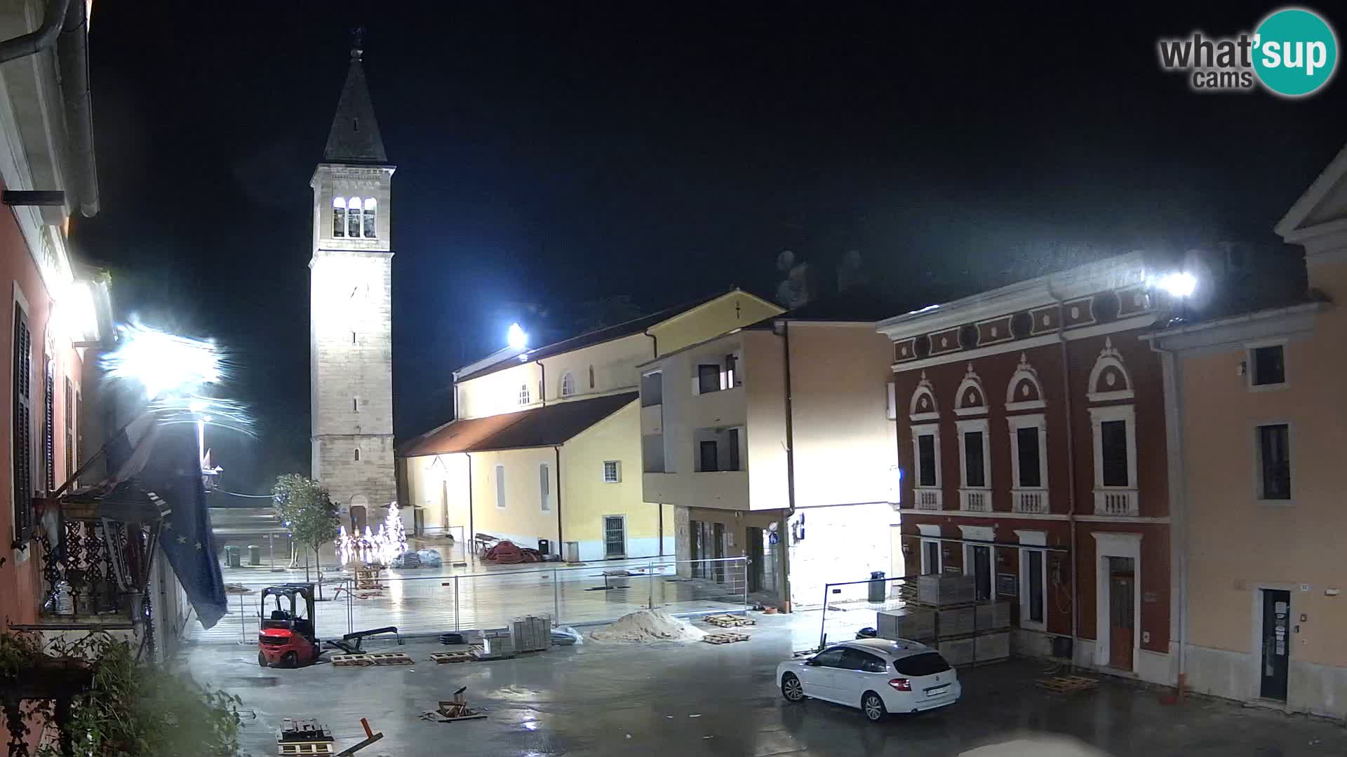 Live webcam Novigrad – Veliki Trg / Piazza Grande – Istria – Croatien