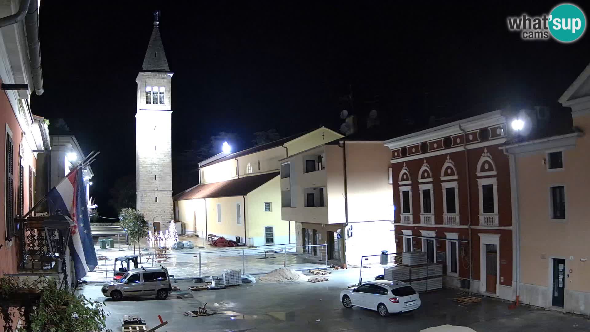 Live webcam Novigrad – Veliki Trg (grande place) – Piazza Grande