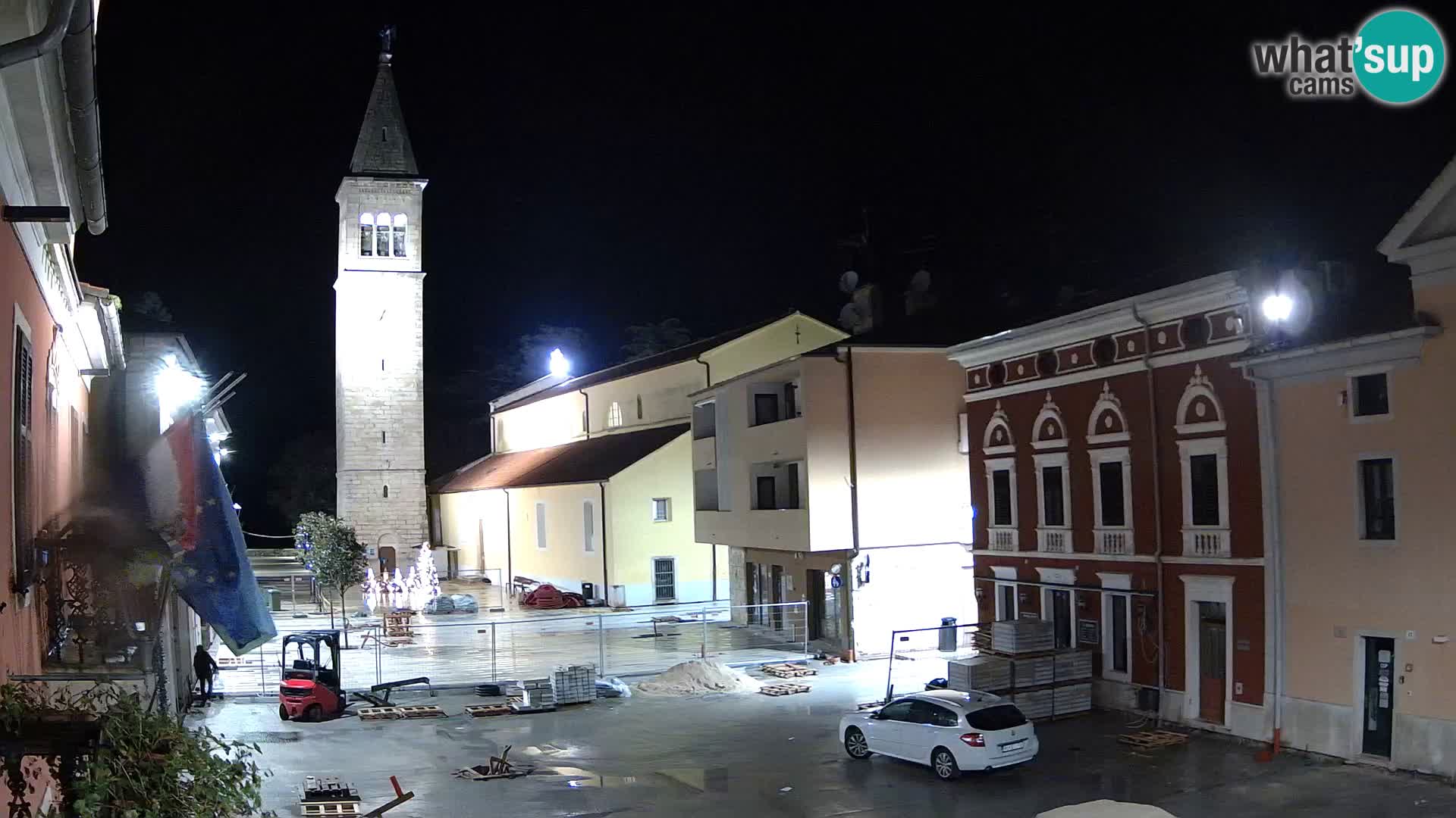 Live webcam Novigrad – Veliki Trg (grande place) – Piazza Grande