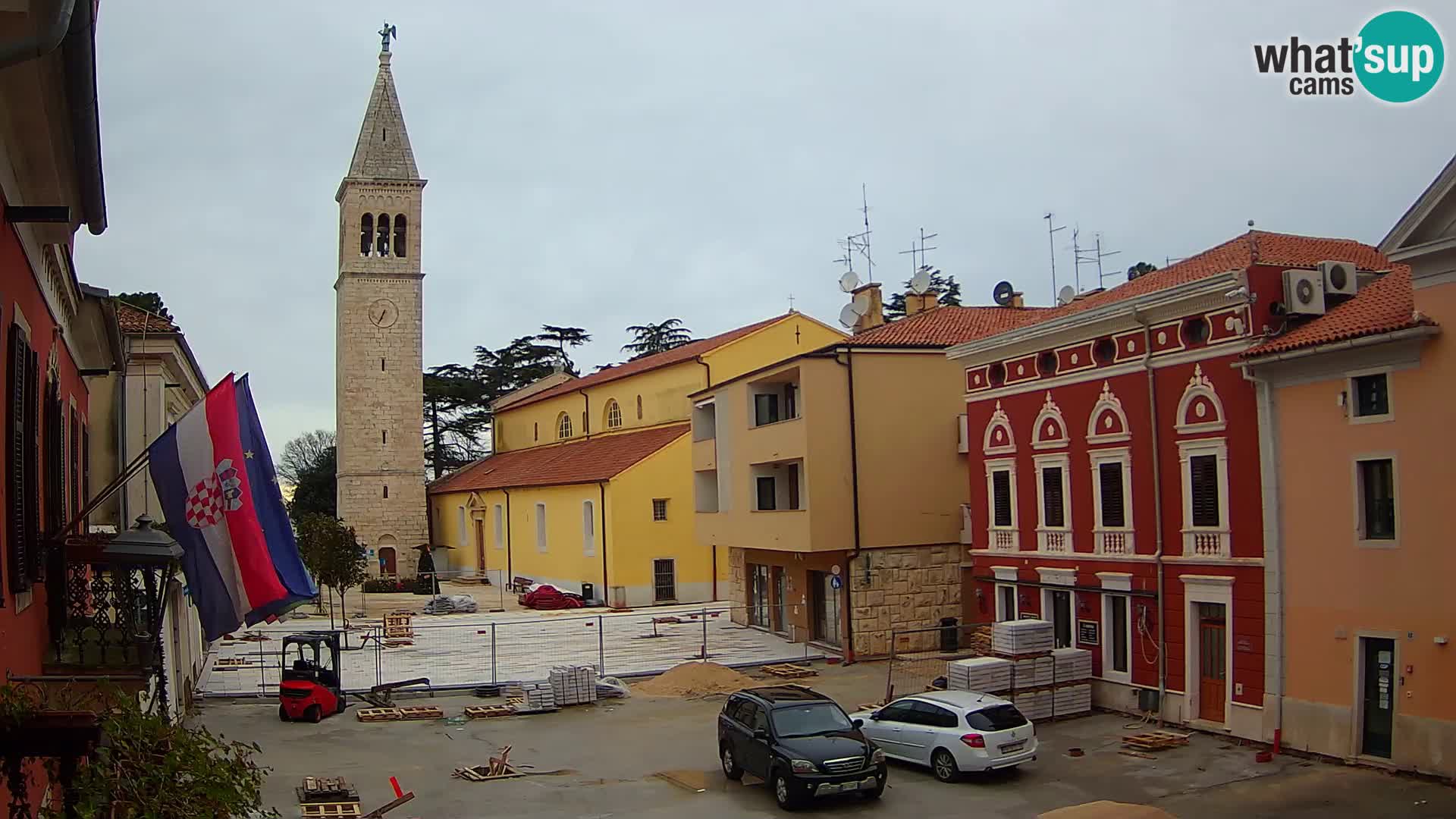 Live webcam Novigrad – Veliki Trg (grande place) – Piazza Grande