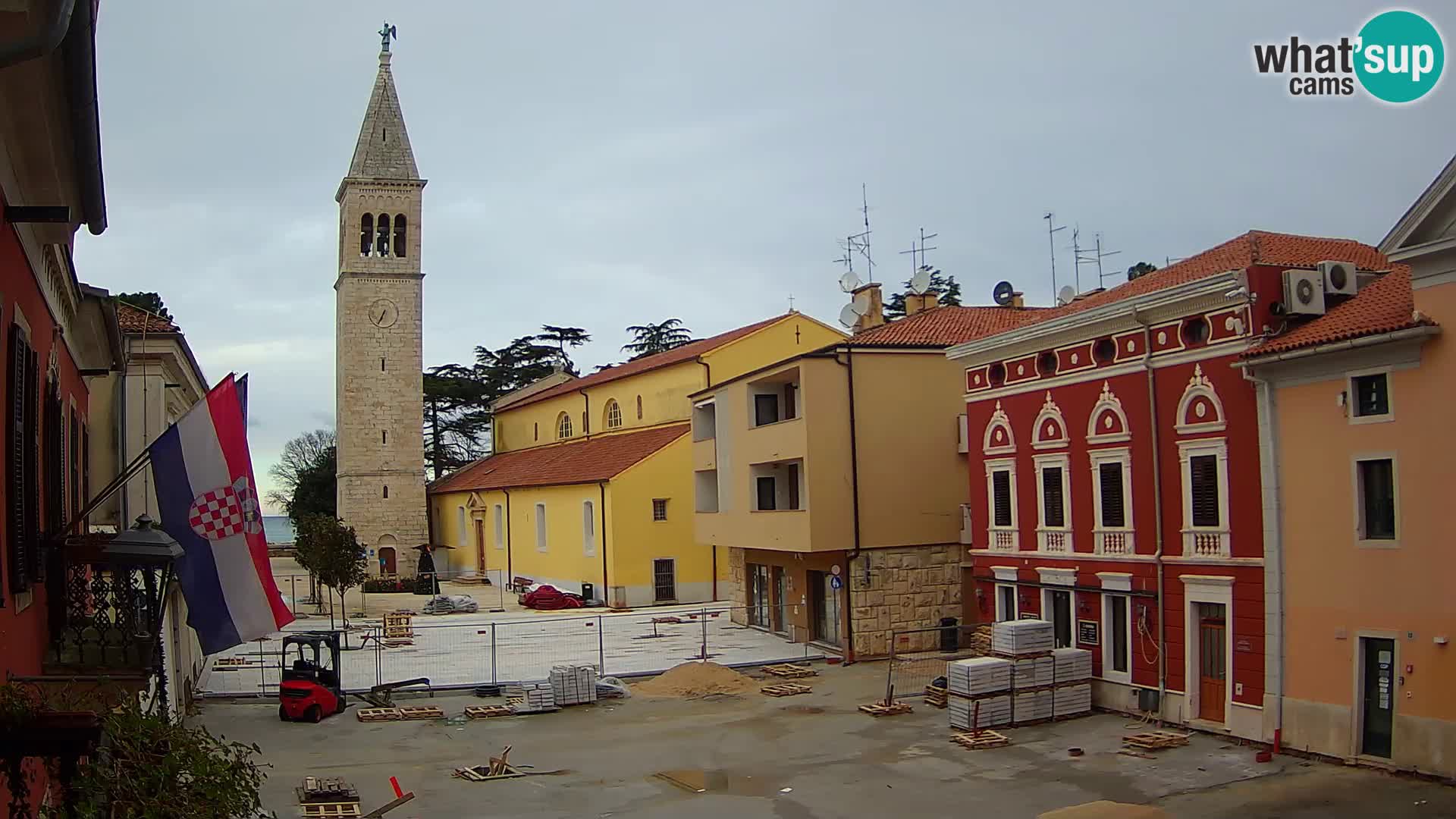 Live Webcam Novigrad – Veliki Trg (gran plaza) – Piazza Grande