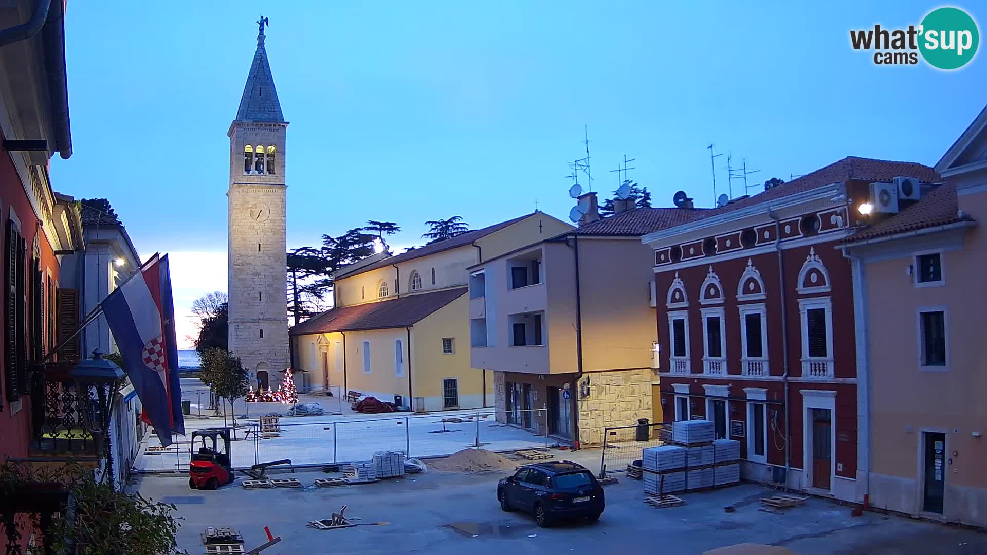 Novigrad Webcam – Veliki Trg (großen Platz) – Istrien – Kroatien