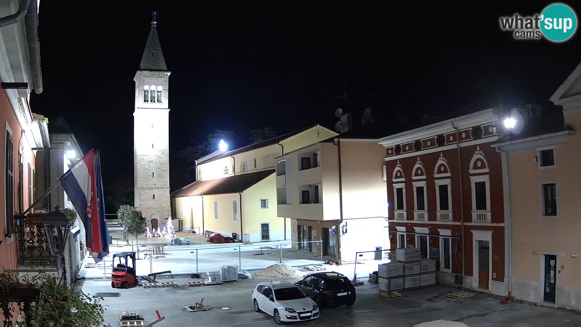 Live webcam Novigrad – Veliki Trg (grande place) – Piazza Grande