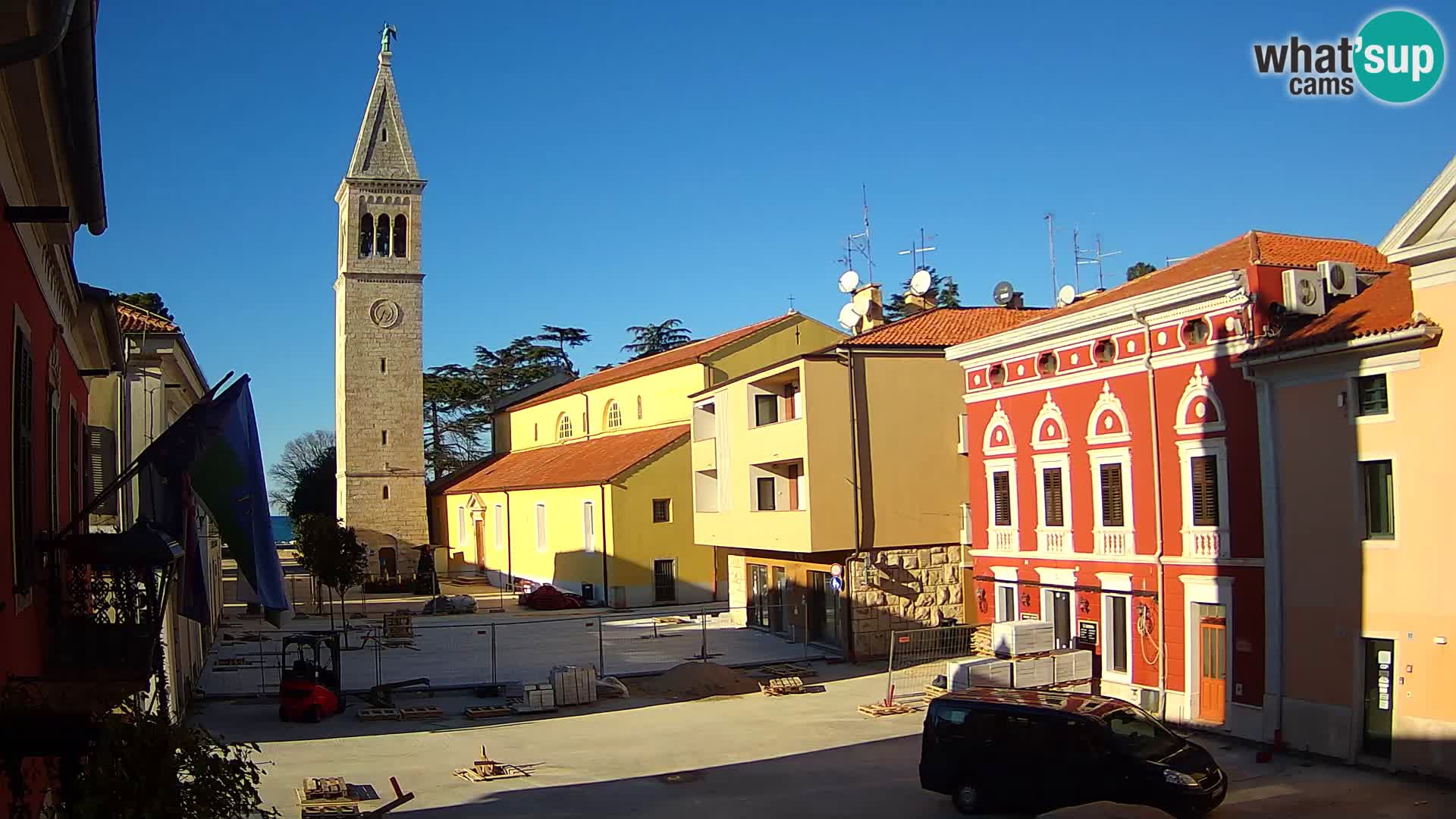 LIVE Webcam Cittanova / Novigrad – Piazza Grande – Istria