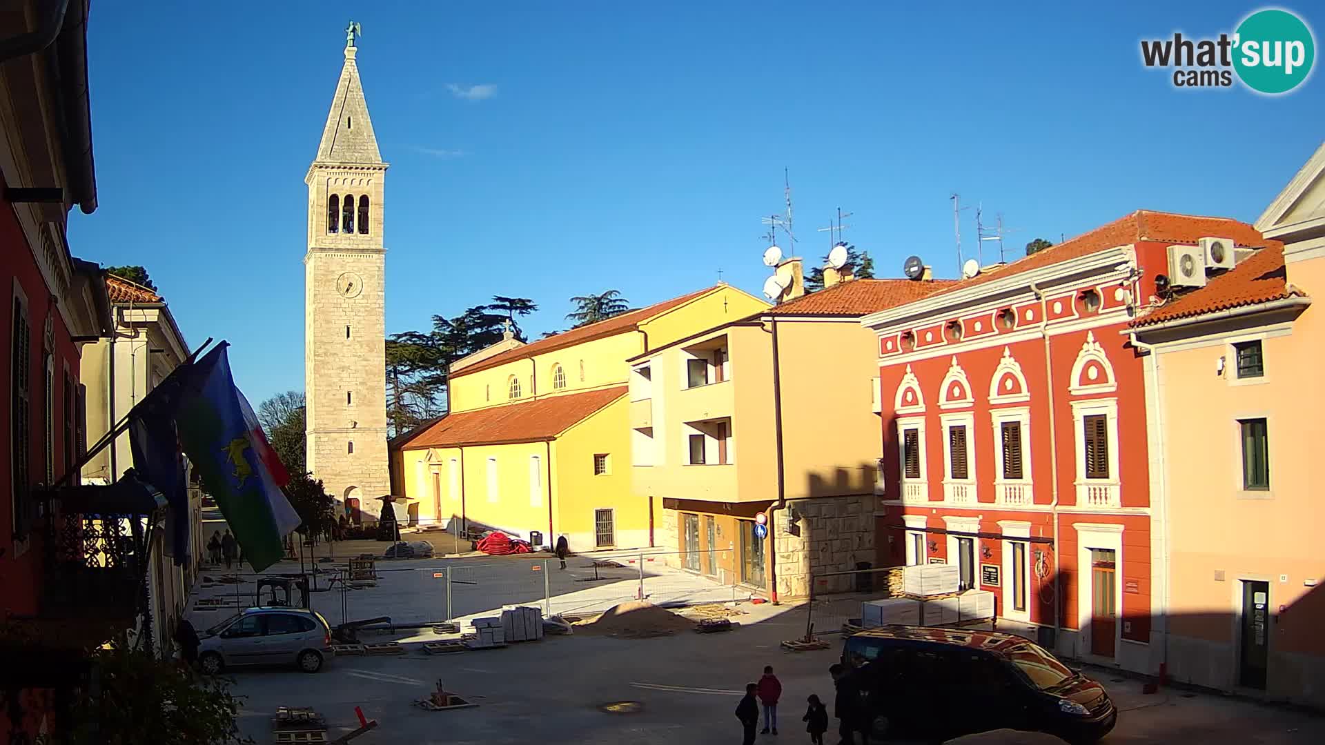 LIVE Webcam Cittanova / Novigrad – Piazza Grande – Istria