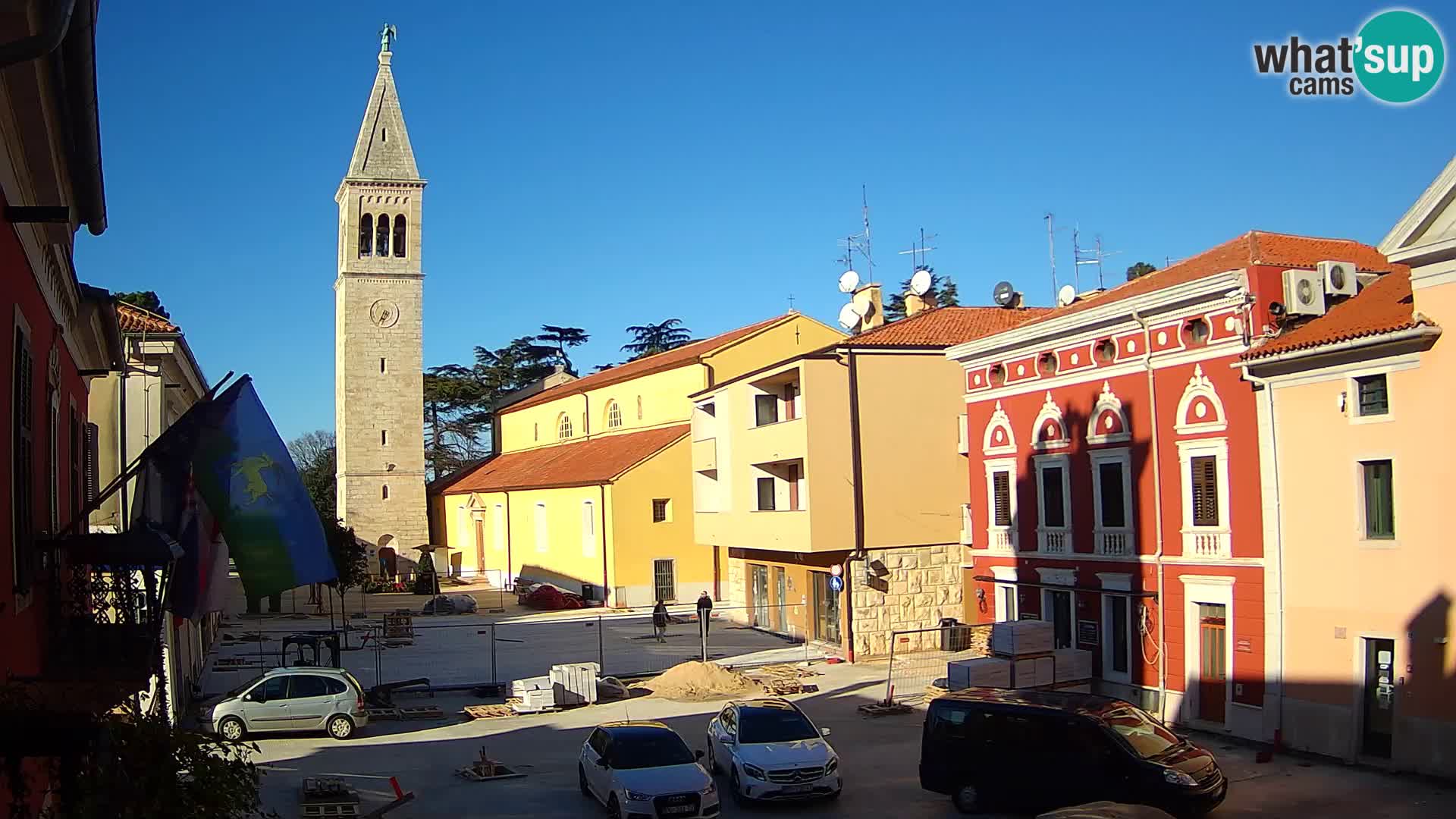 LIVE Webcam Cittanova / Novigrad – Piazza Grande – Istria