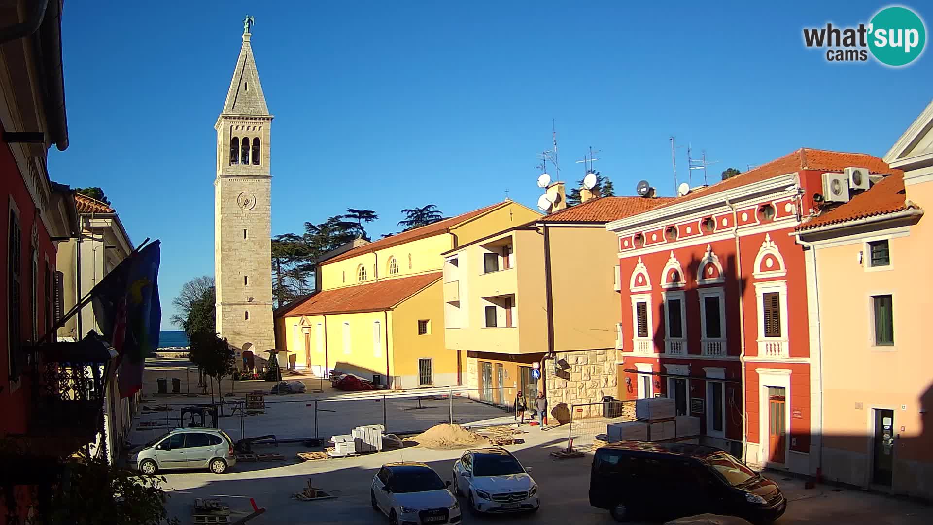 LIVE Webcam Cittanova / Novigrad – Piazza Grande – Istria