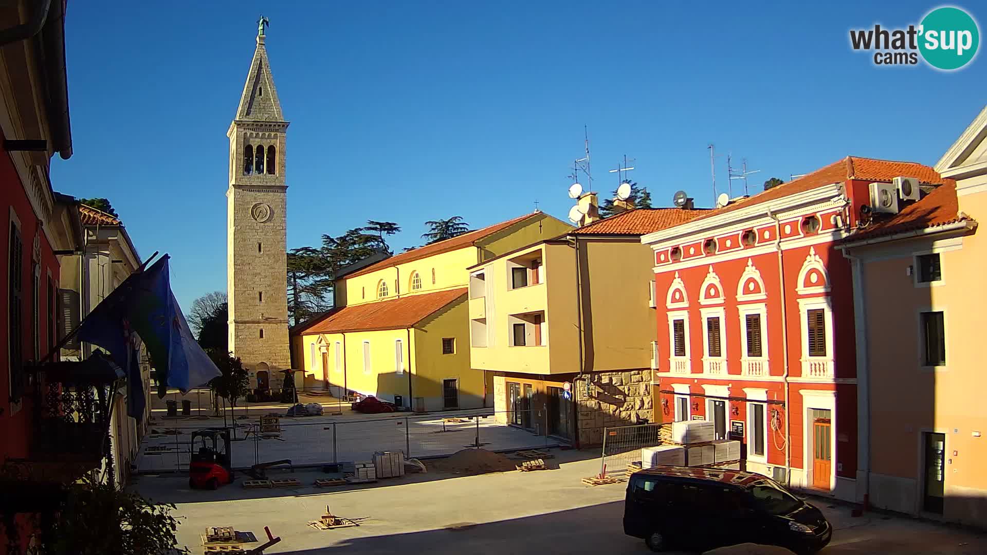 LIVE Webcam Cittanova / Novigrad – Piazza Grande – Istria