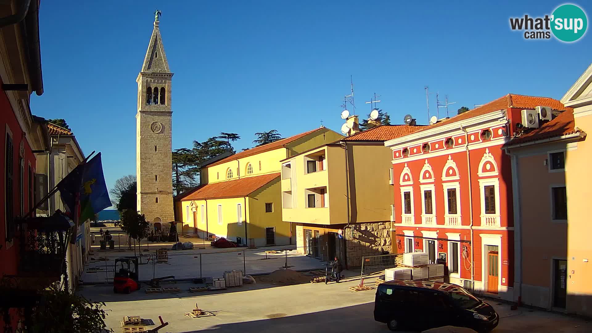 LIVE Webcam Cittanova / Novigrad – Piazza Grande – Istria