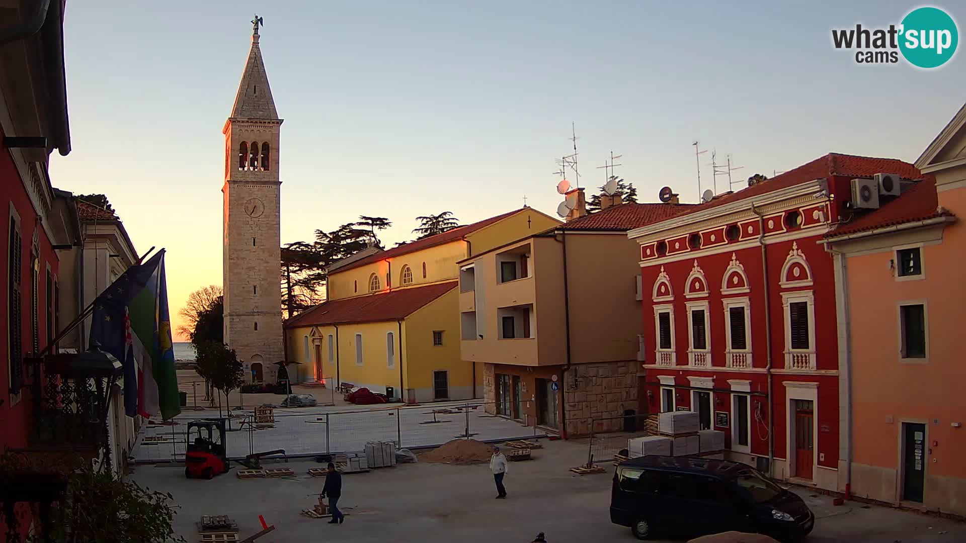 Live Webcam Novigrad – Veliki Trg (gran plaza) – Piazza Grande