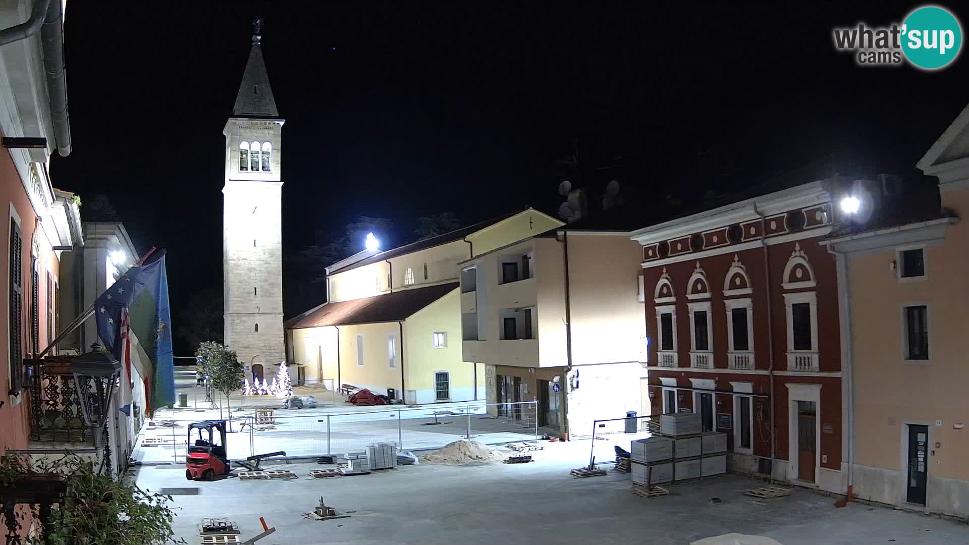 Live webcam Novigrad – Veliki Trg / Piazza Grande – Istria – Croatien