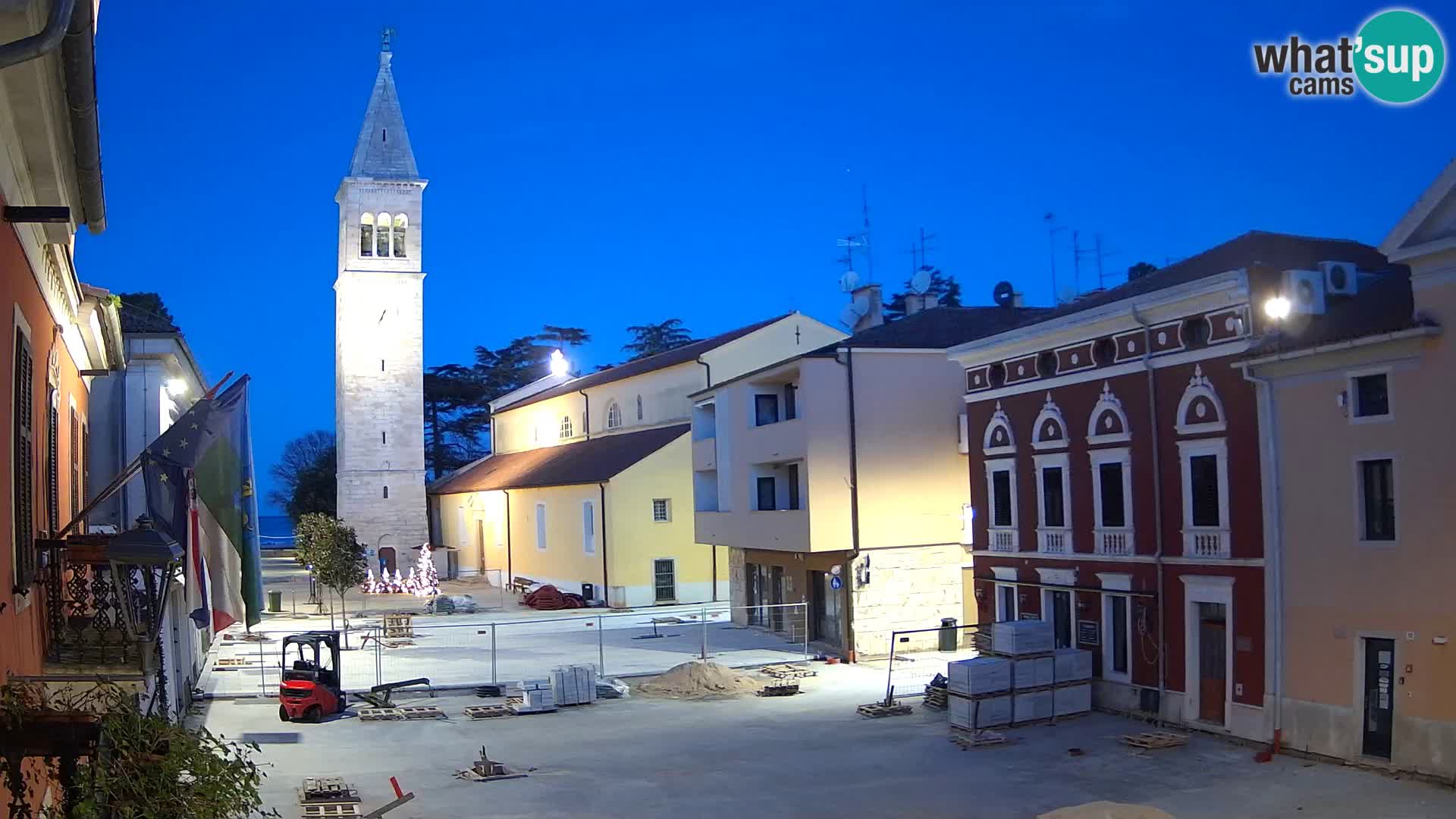 Live Webcam Novigrad – Veliki Trg (gran plaza) – Piazza Grande